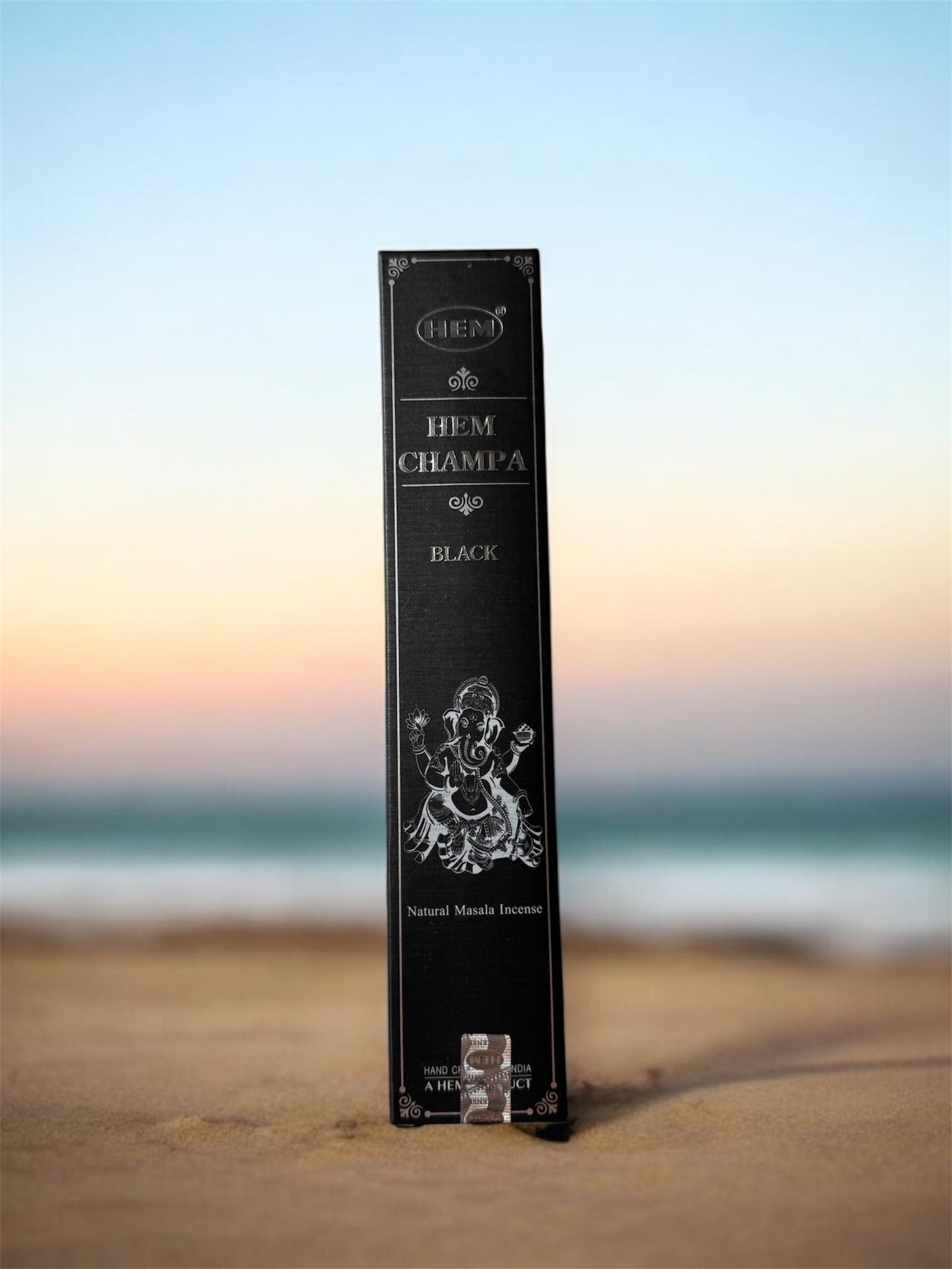 INCIENSO EN VARILLAS HEM CHAMPA BLACK | GANESHA