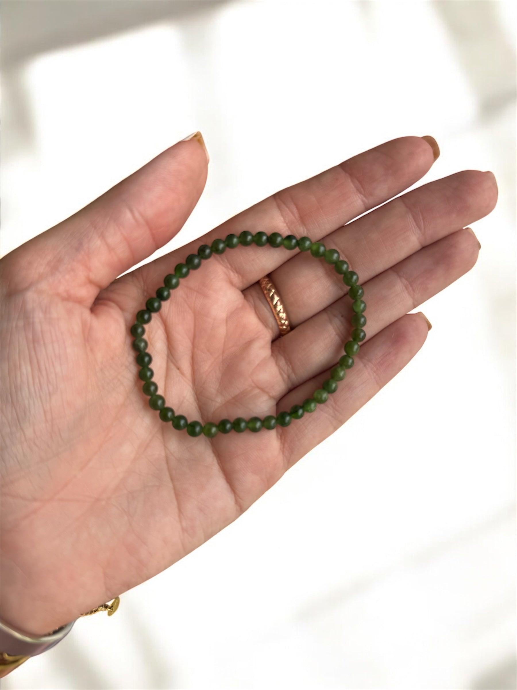 PULSERA JADE EXTRA 4MM | FERTILIDAD | ECONOMÍA | ABUNDANCIA
