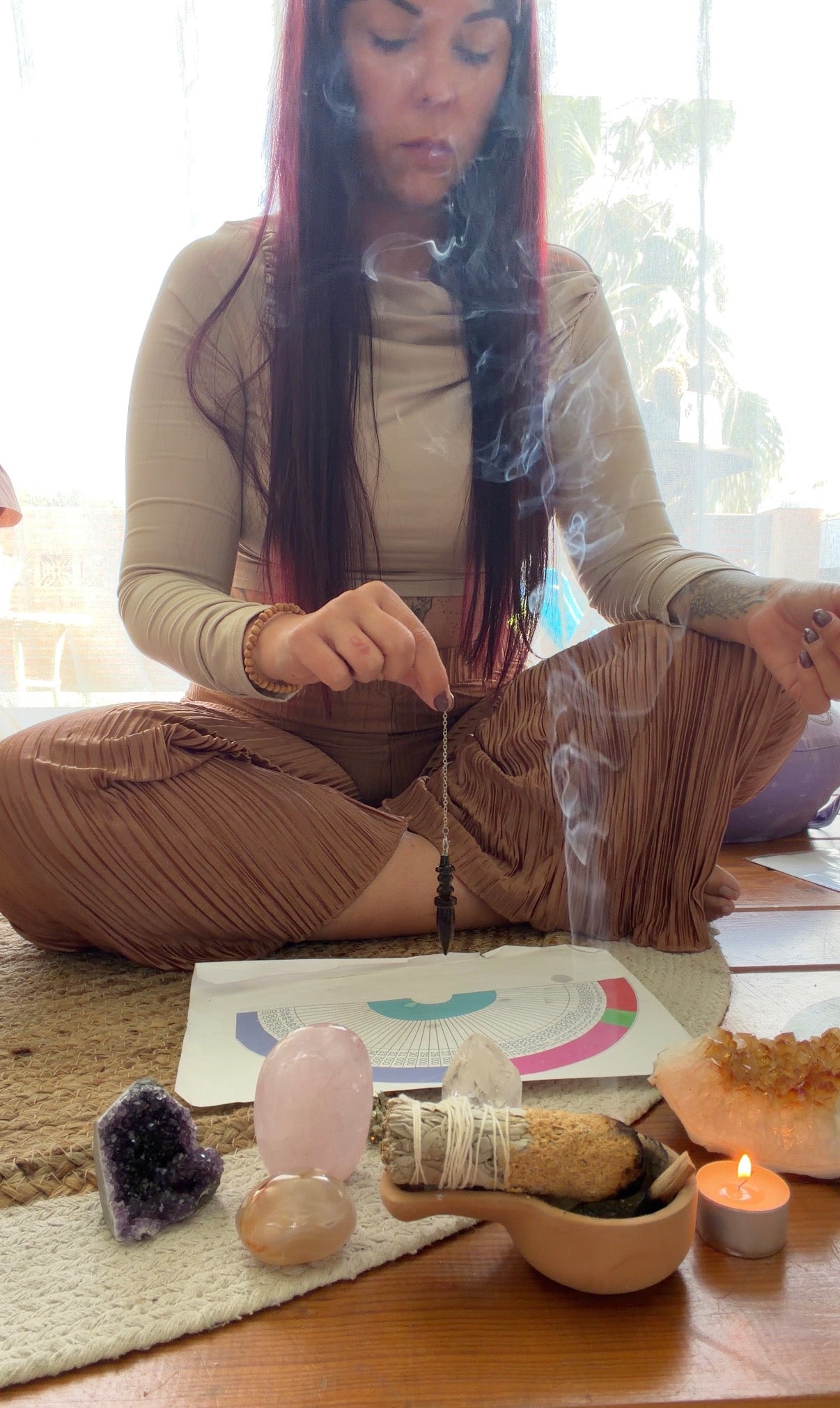 LIMPIEZA ENERGÉTICA + ARMONIZACIÓN DE CHAKRAS CON PÉNDULO