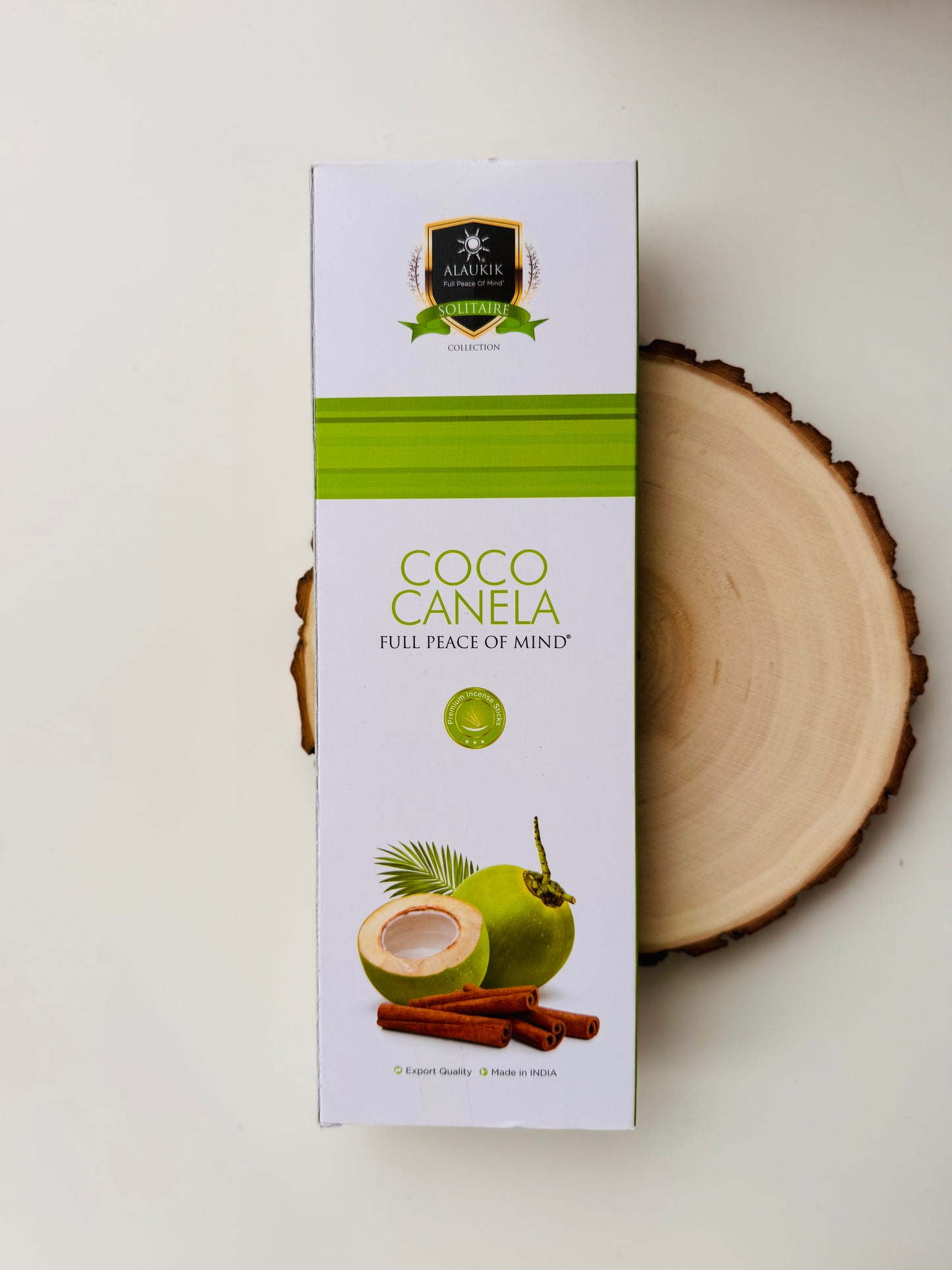 INCIENSO VARILLAS ALAUKIK COCO-CANELA 90g