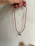 COLLAR SANAR Y RENACER | RODONITA Y CRISOPRASA
