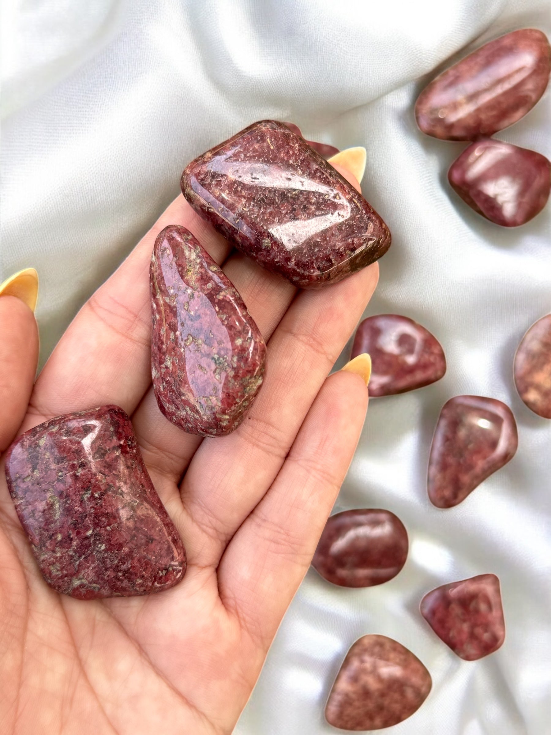 RODADO JASPE CEREZA | ENERGIA VITAL | CORAJE | ESTABILIDAD EMOCIONAL