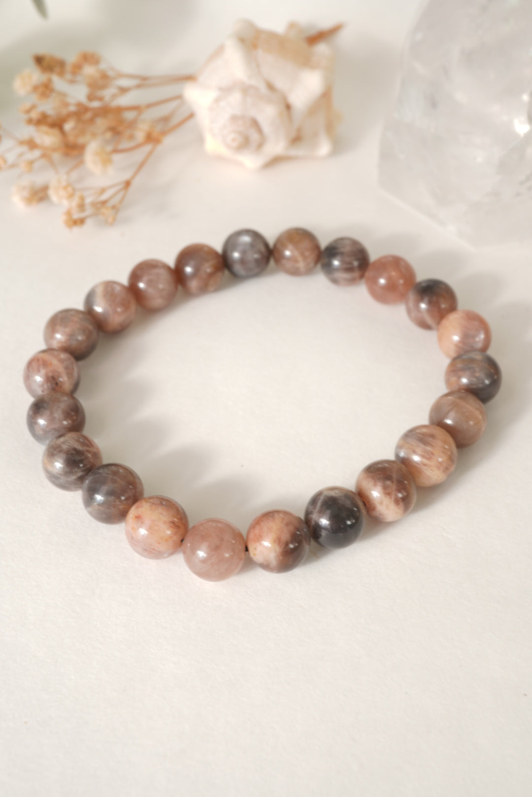 PULSERA PIEDRA LUNA ROSA | FEMINIDAD Y CONEXIÓN ESPIRITUAL