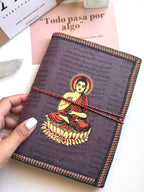 LIBRETA DE PAPEL NATURAL CON MOTIVO HINDÚ | ELIGE  MODELO