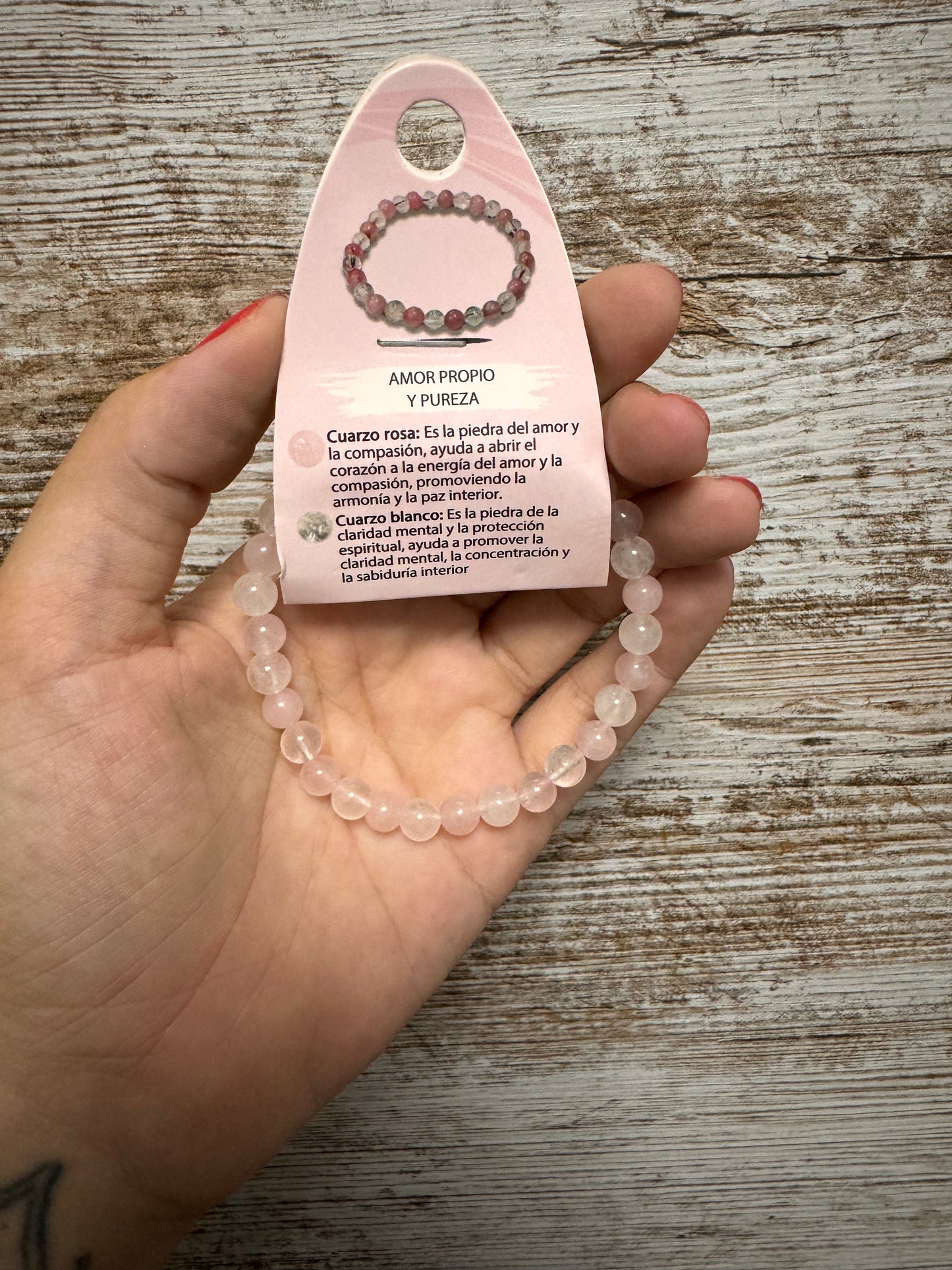 Pulsera amor propio y pureza