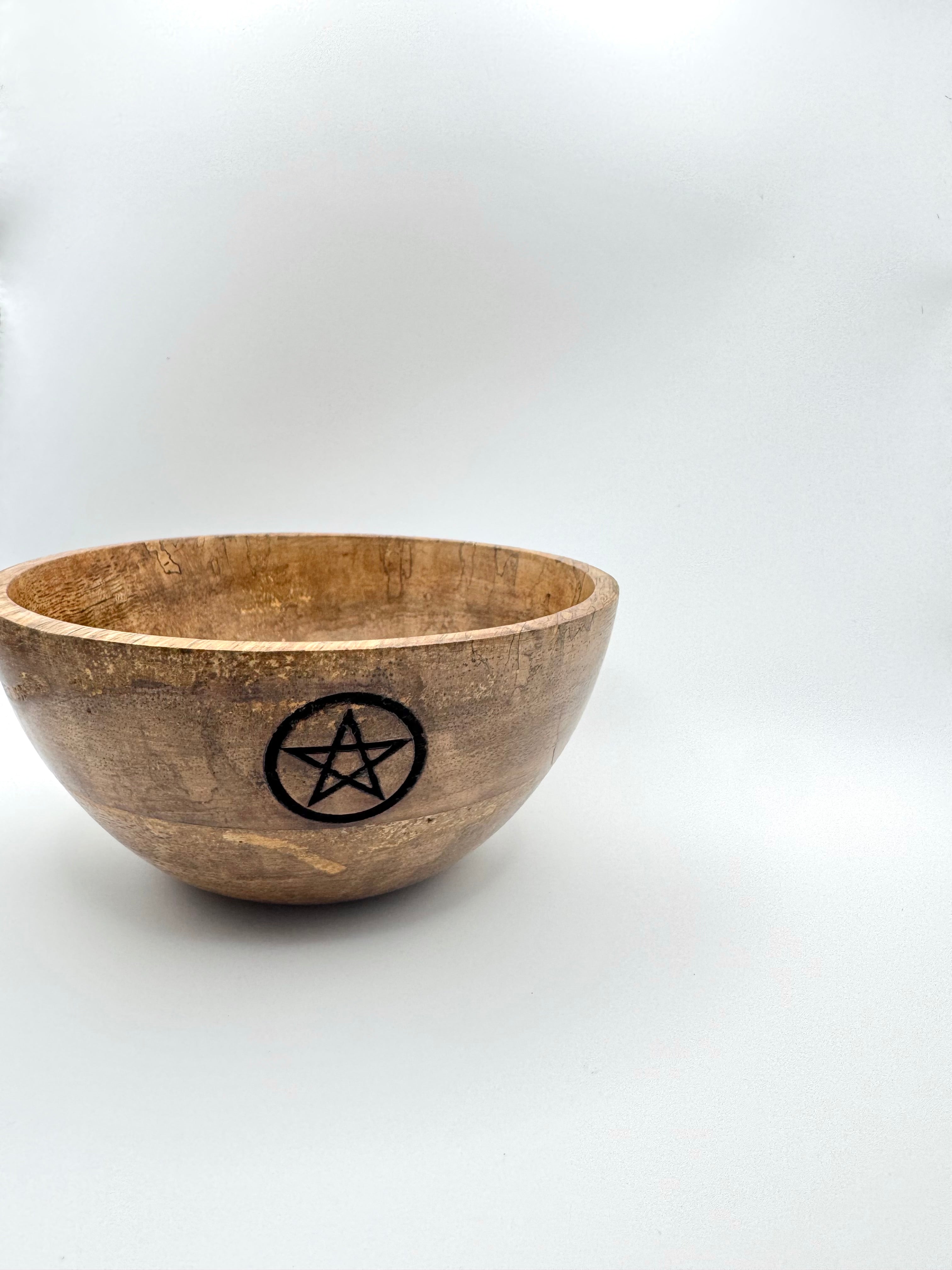 CUENCO RITUAL MADERA | PENTAGRAMA