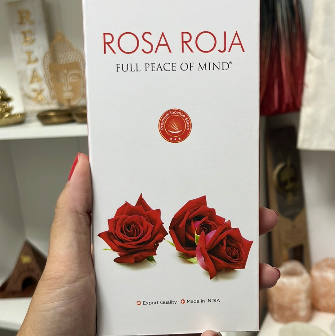 Incienso Rosa roja 90g