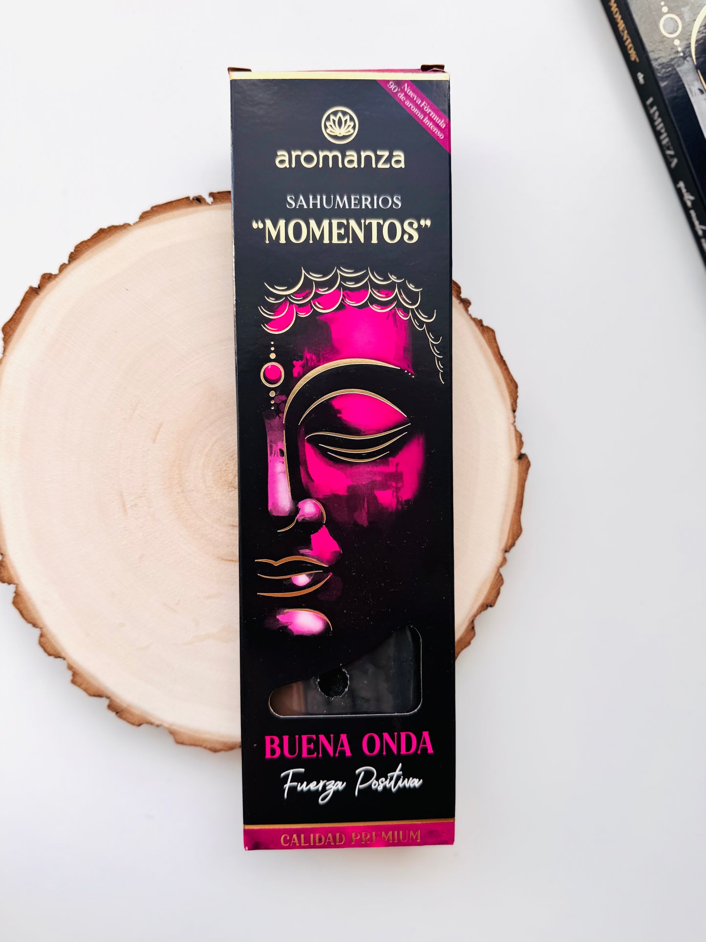 INCIENSO EN VARILLAS AROMANZA PREMIUM “MOMENTOS” | BUENA ONDA