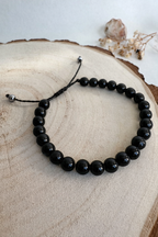 PULSERA PROTECCIÓN MACRAMÉ | TURMALINA