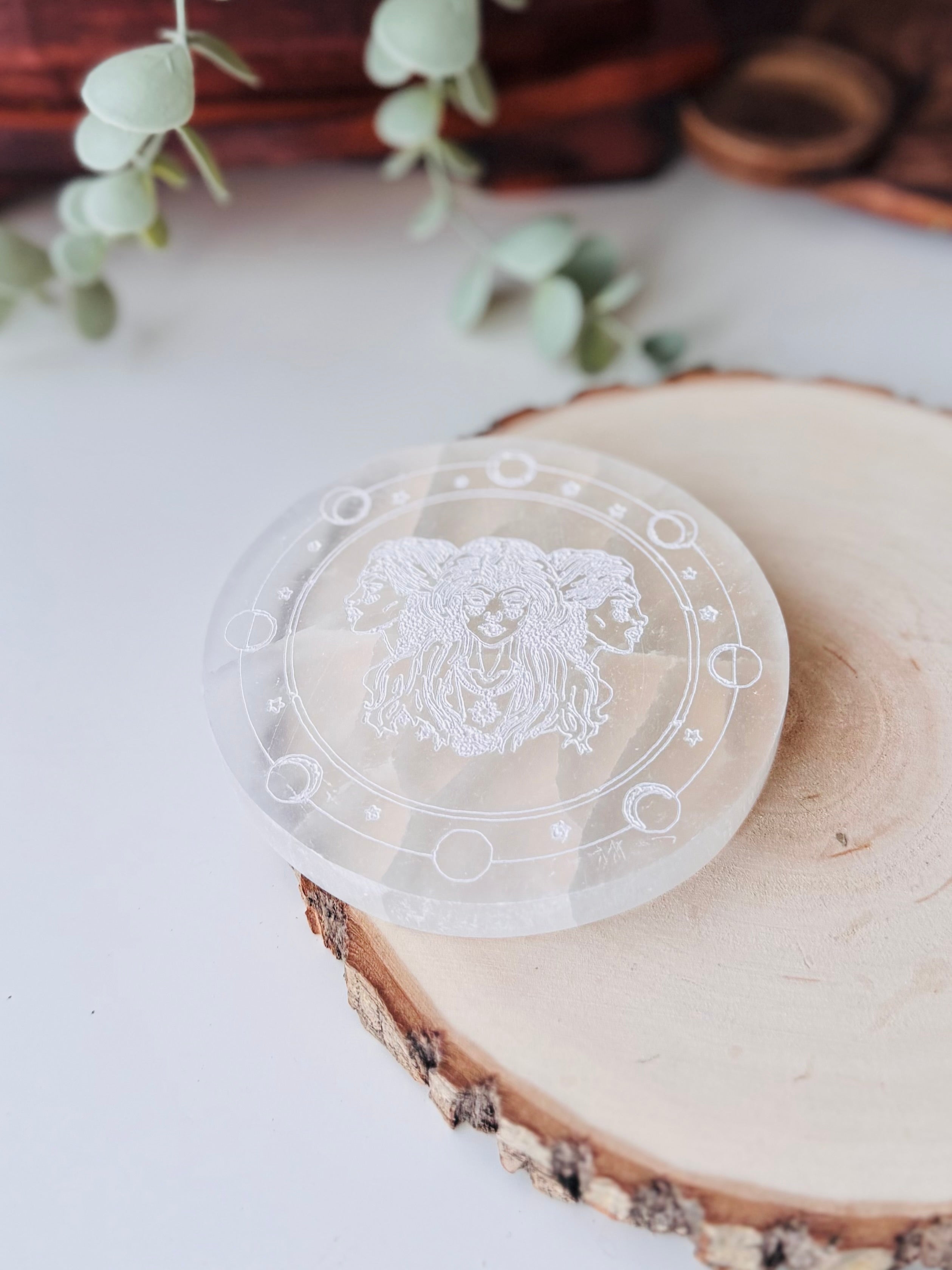 PLACA SELENITA HÉCATE | ELIGE TAMAÑO