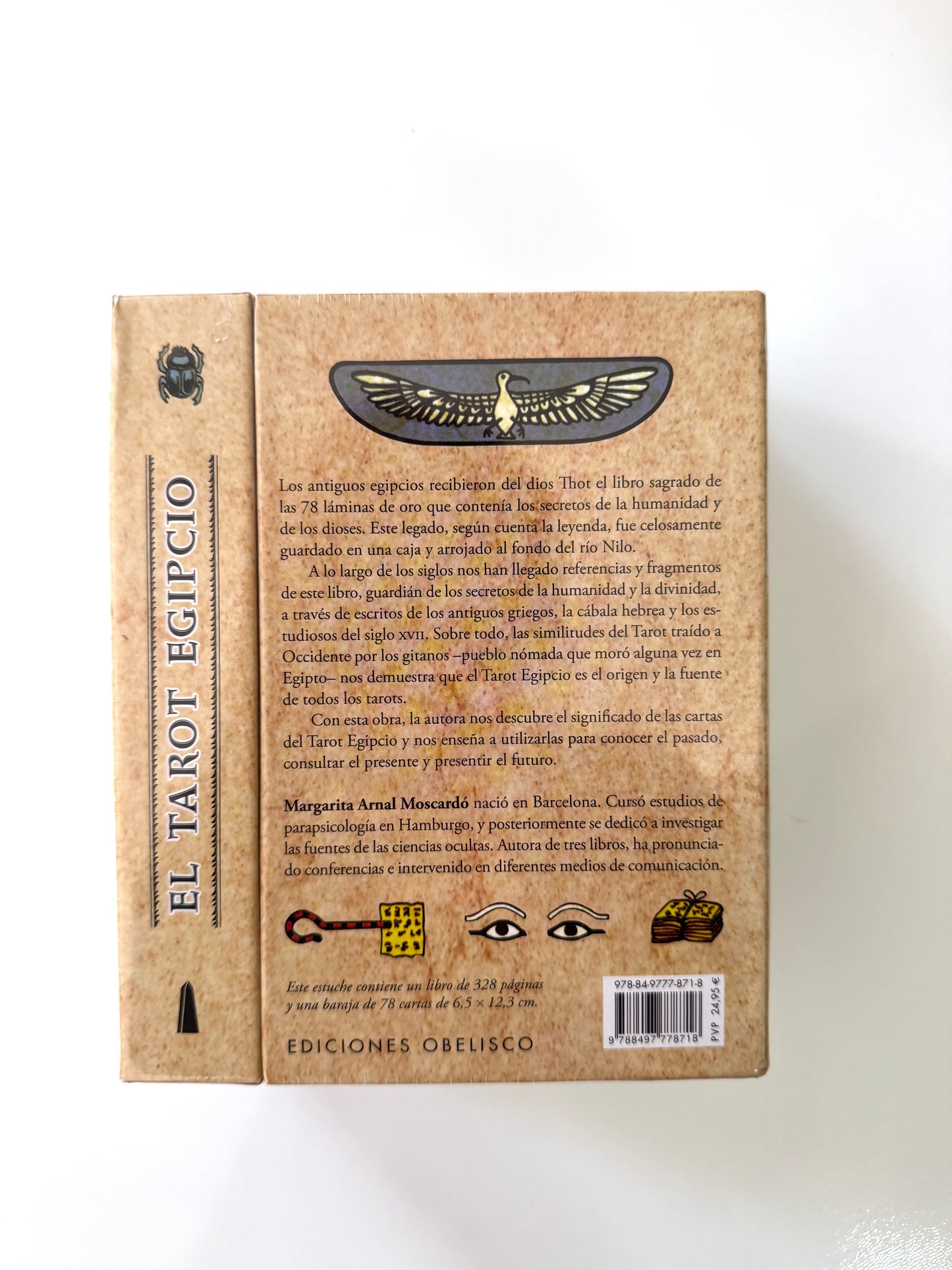 TAROT EGIPCIO 78 CARTAS Y LIBRO