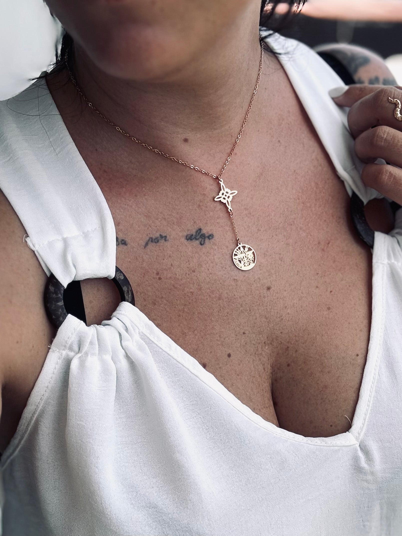 COLGANTE DOBLE PROTECCIÓN ACERO | ACTIVADO