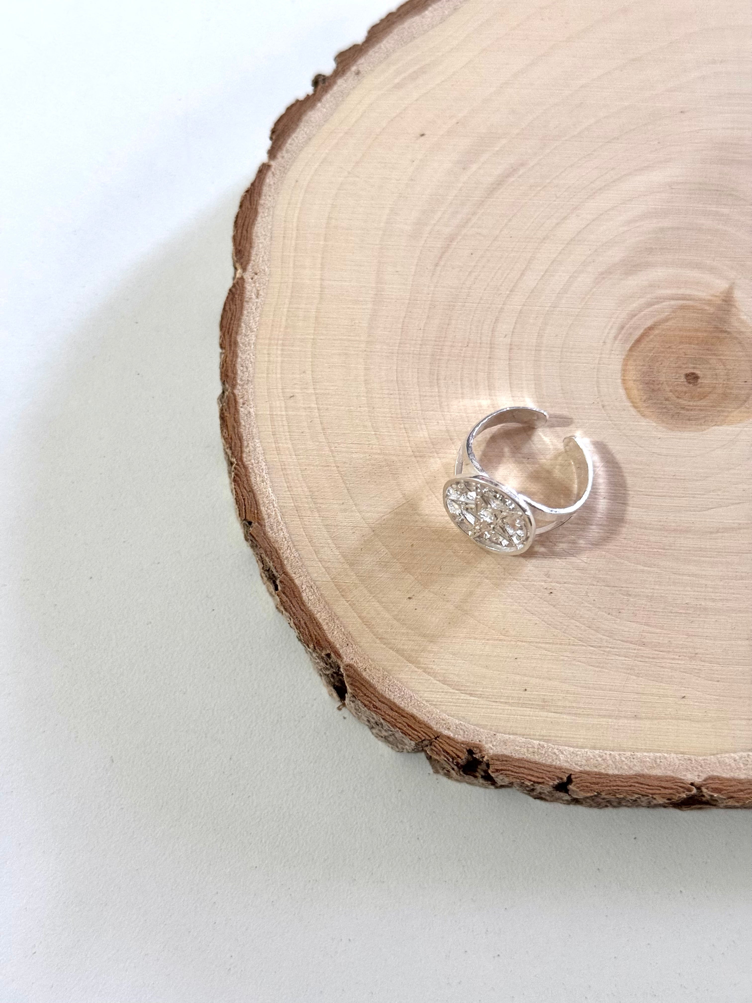 ANILLO DE PLATA AJUSTABLE | TETRAGRAMATON | PROTECCIÓN