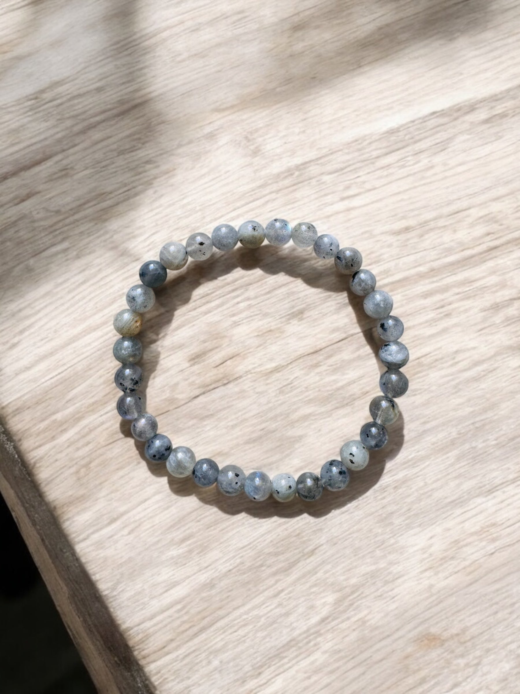 PULSERA LABRADORITA 6MM