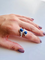 ANILLO DOBLE MINERAL AJUSTABLE