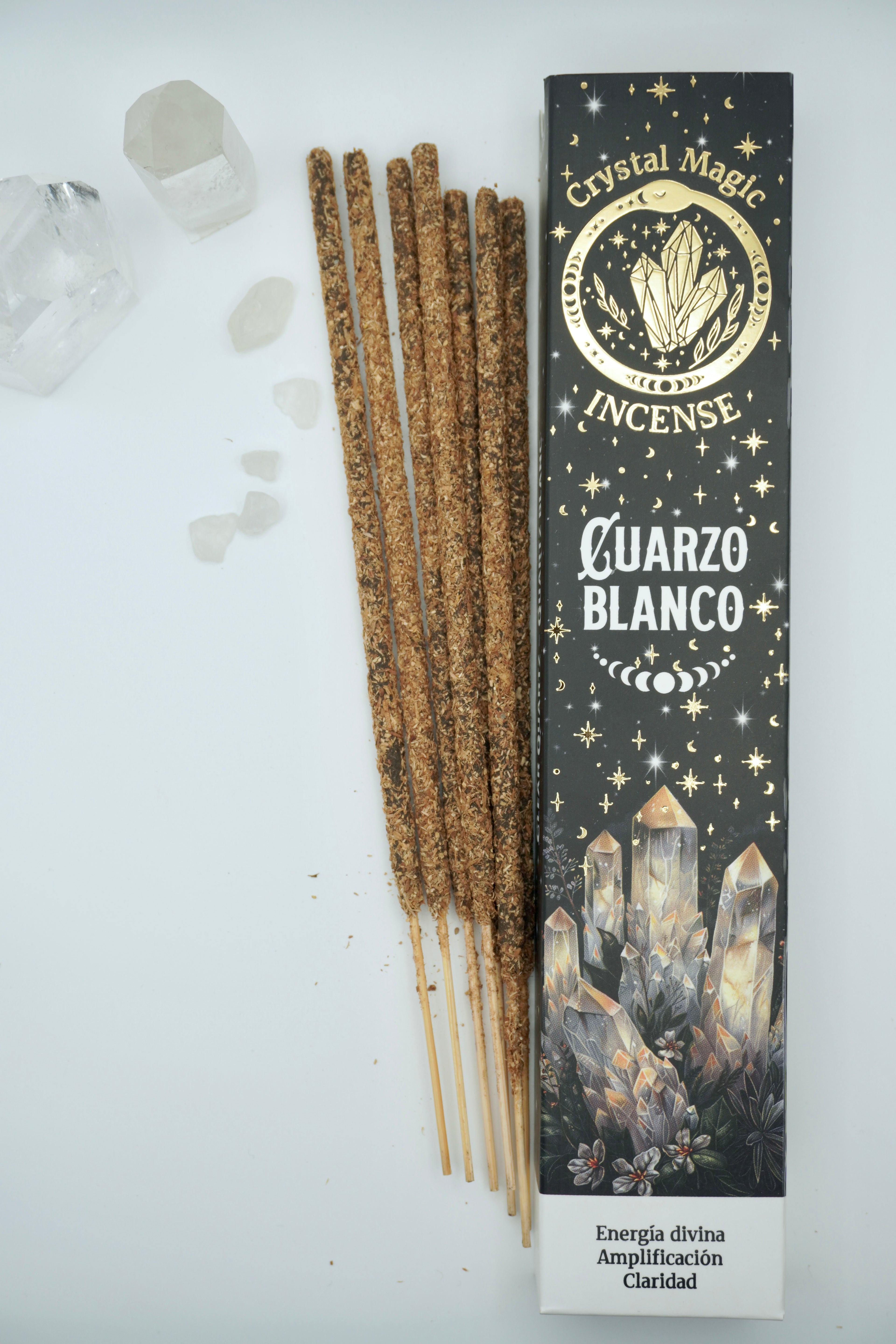 INCIENSO VARILLAS TRIBAL SOUL CRYSTAL MAGIC | CUARZO BLANCO
