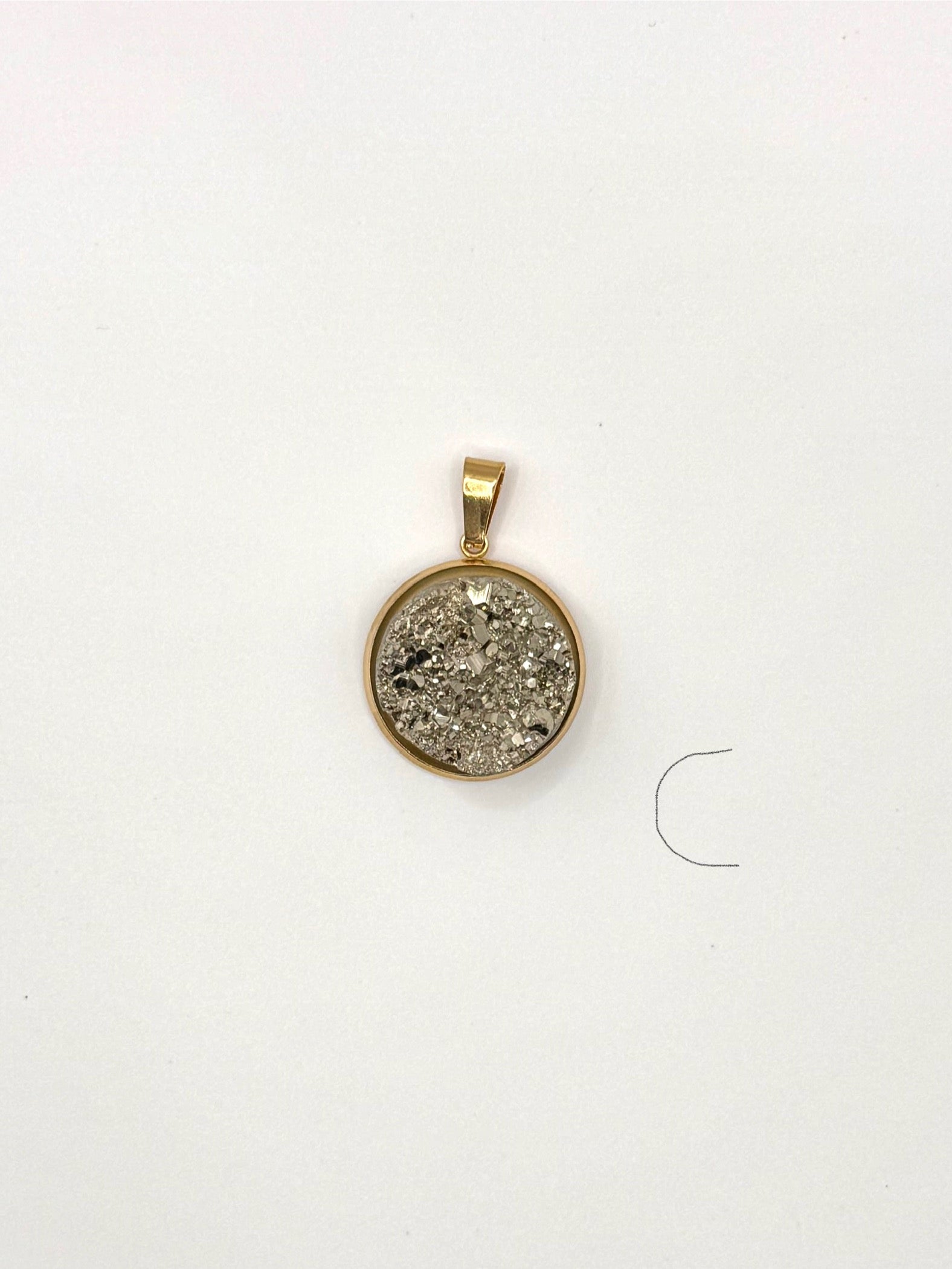 COLGANTE PIRITA BASE ACERO CON CADENA