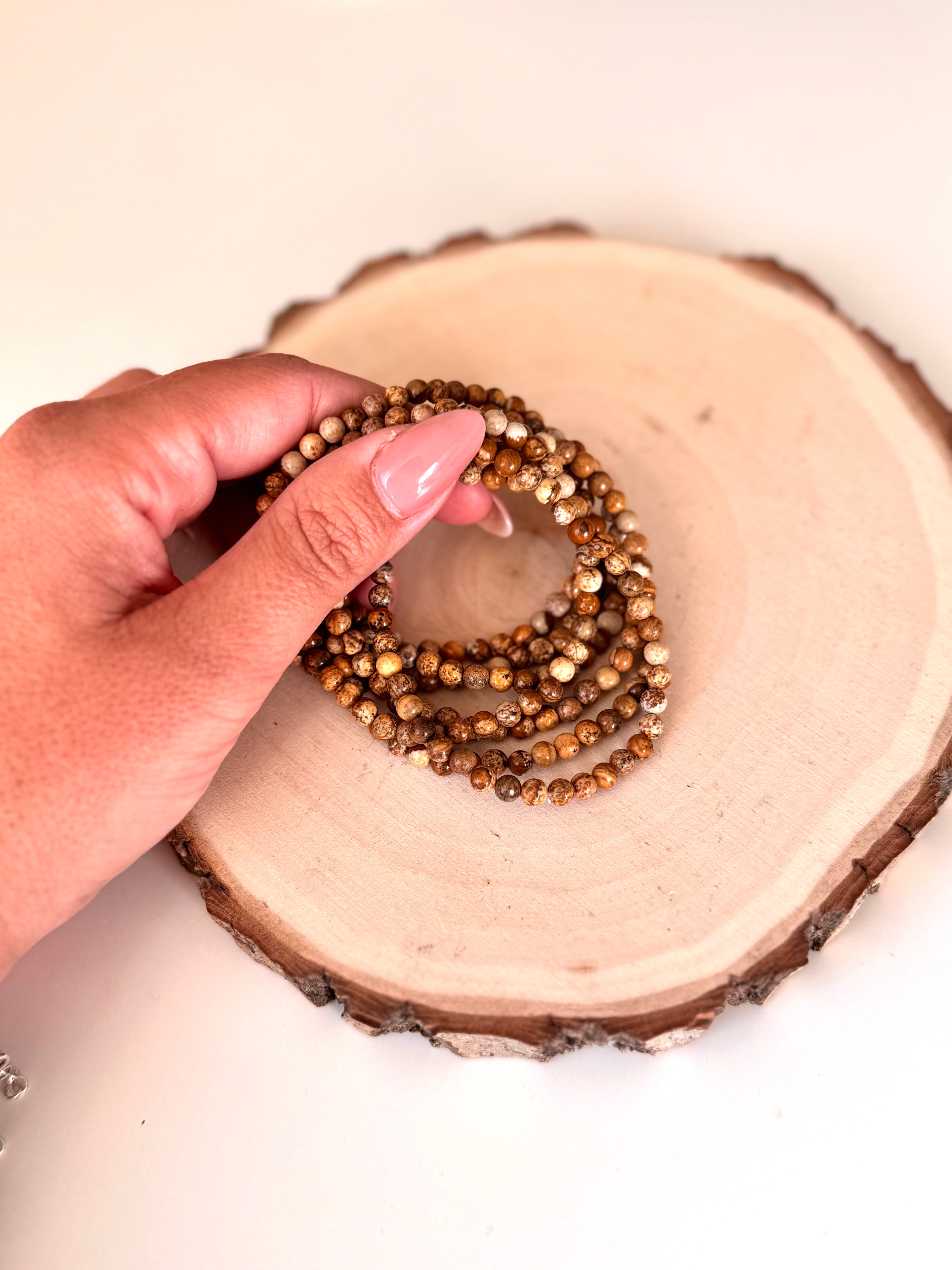 PULSERA | JASPE MADERA