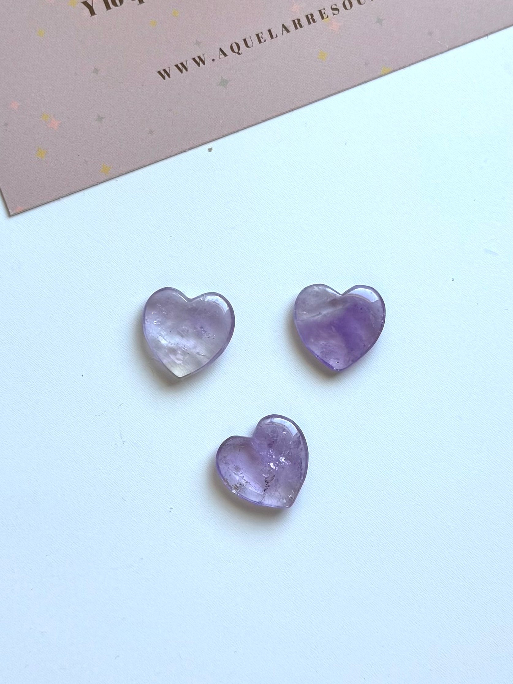 MINI CORAZÓN AMATISTA | CALMA | INTUICIÓN