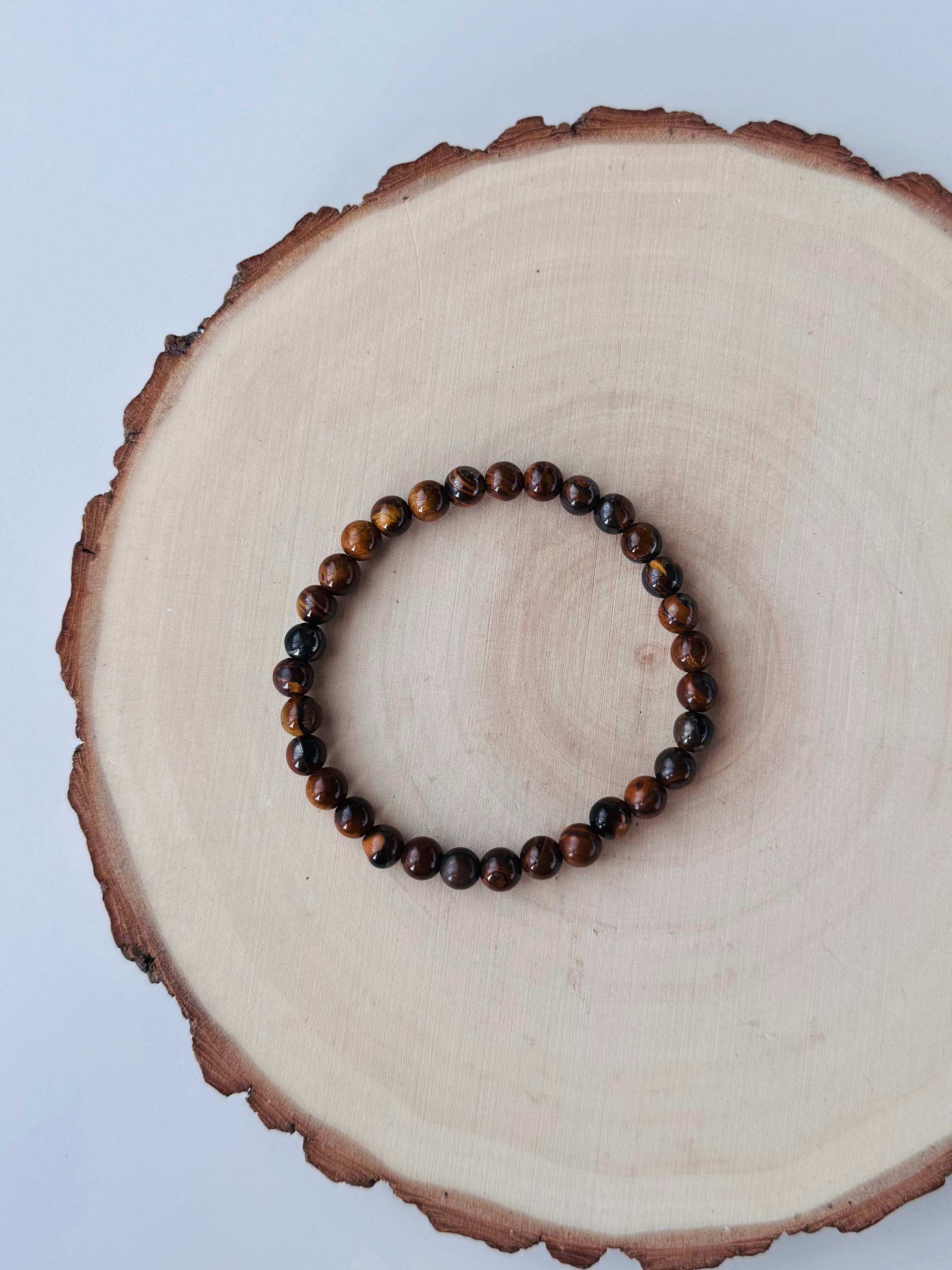 PULSERA OJO DE TIGRE 6MM | ÉXITO Y PROTECCIÓN