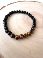 PULSERA OJO TIGRE Y OBSIDIANA | PROTECCIÓN