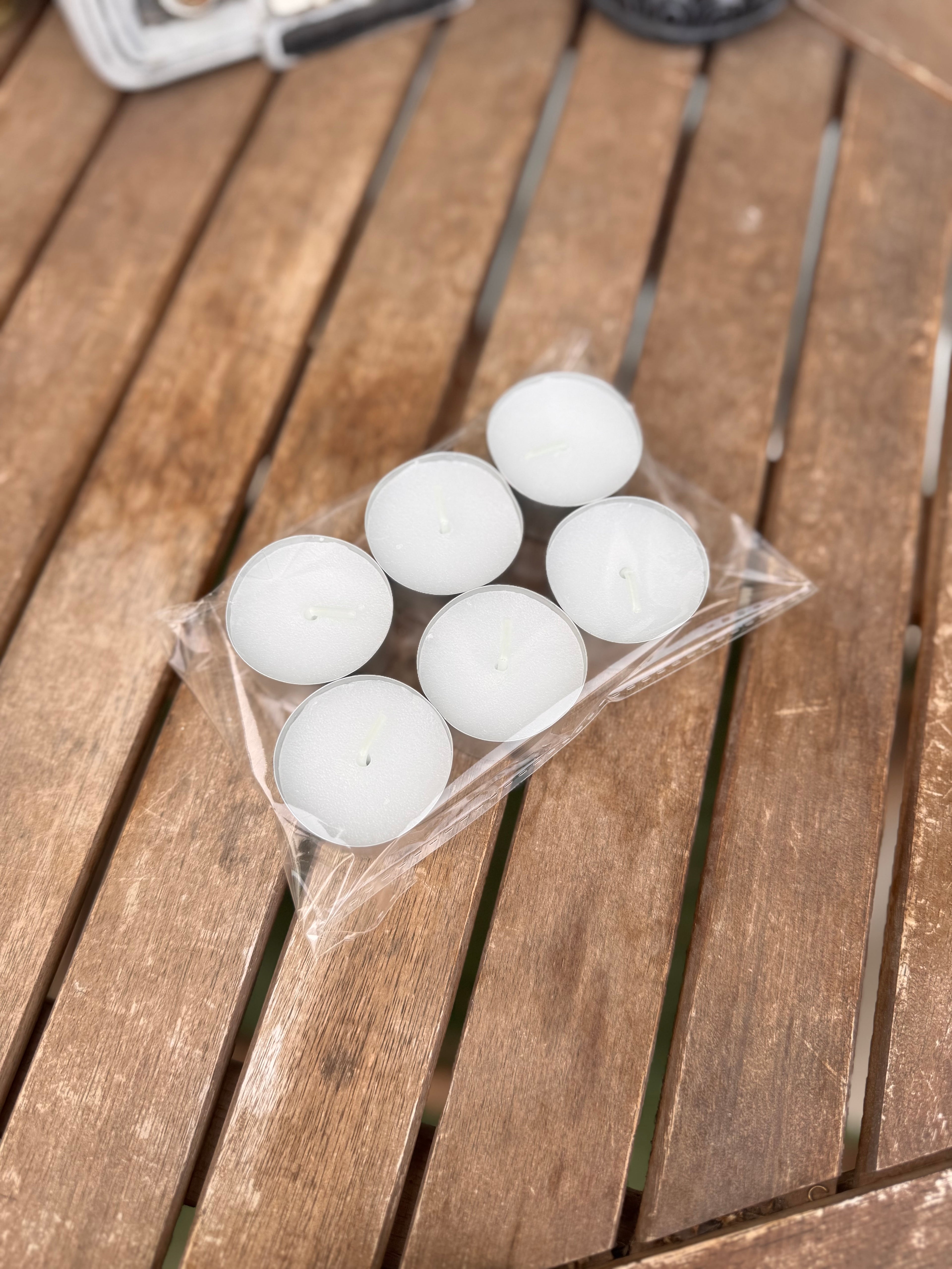 PACK 6 VELAS DE TE DOBLES