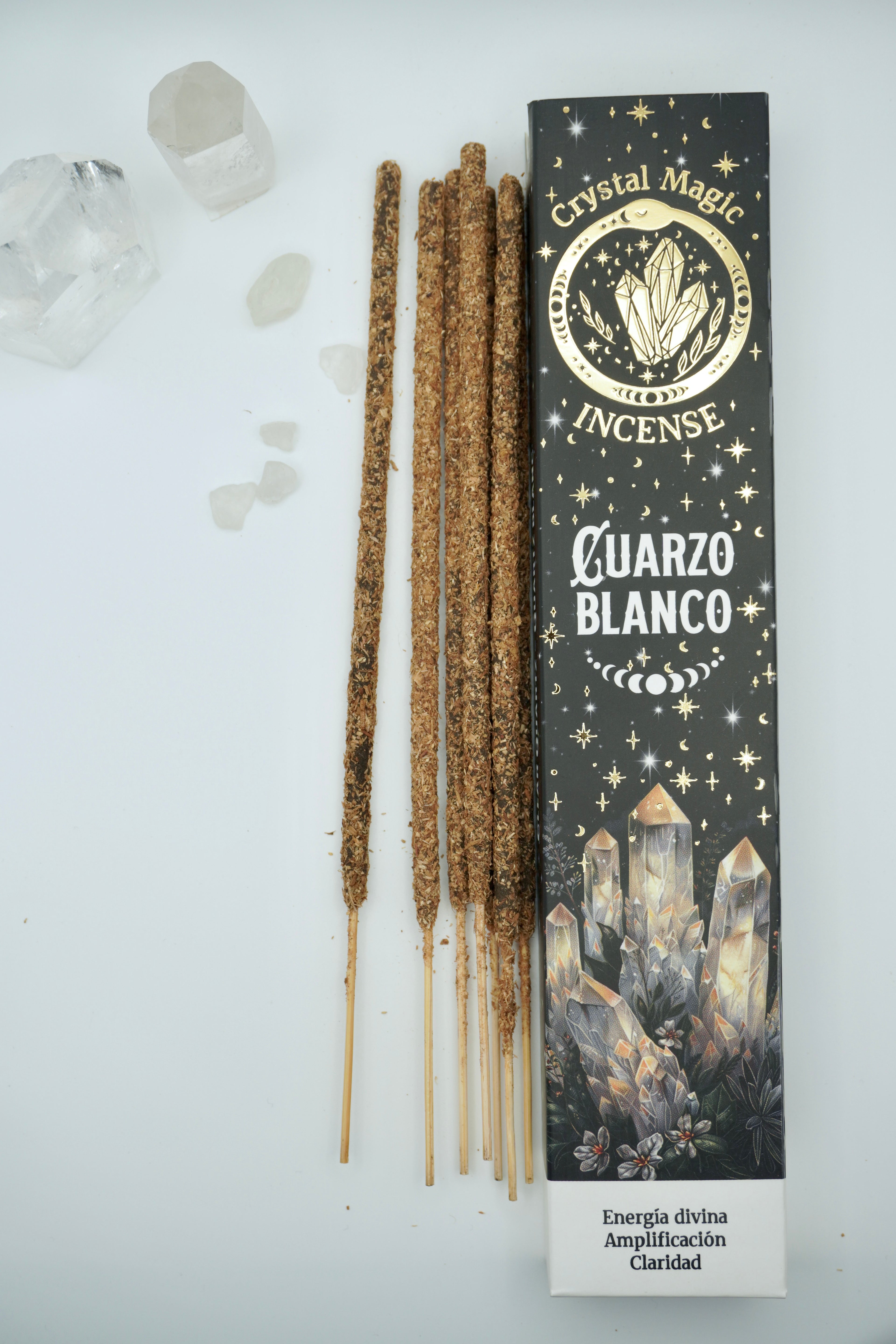INCIENSO VARILLAS TRIBAL SOUL CRYSTAL MAGIC | CUARZO BLANCO