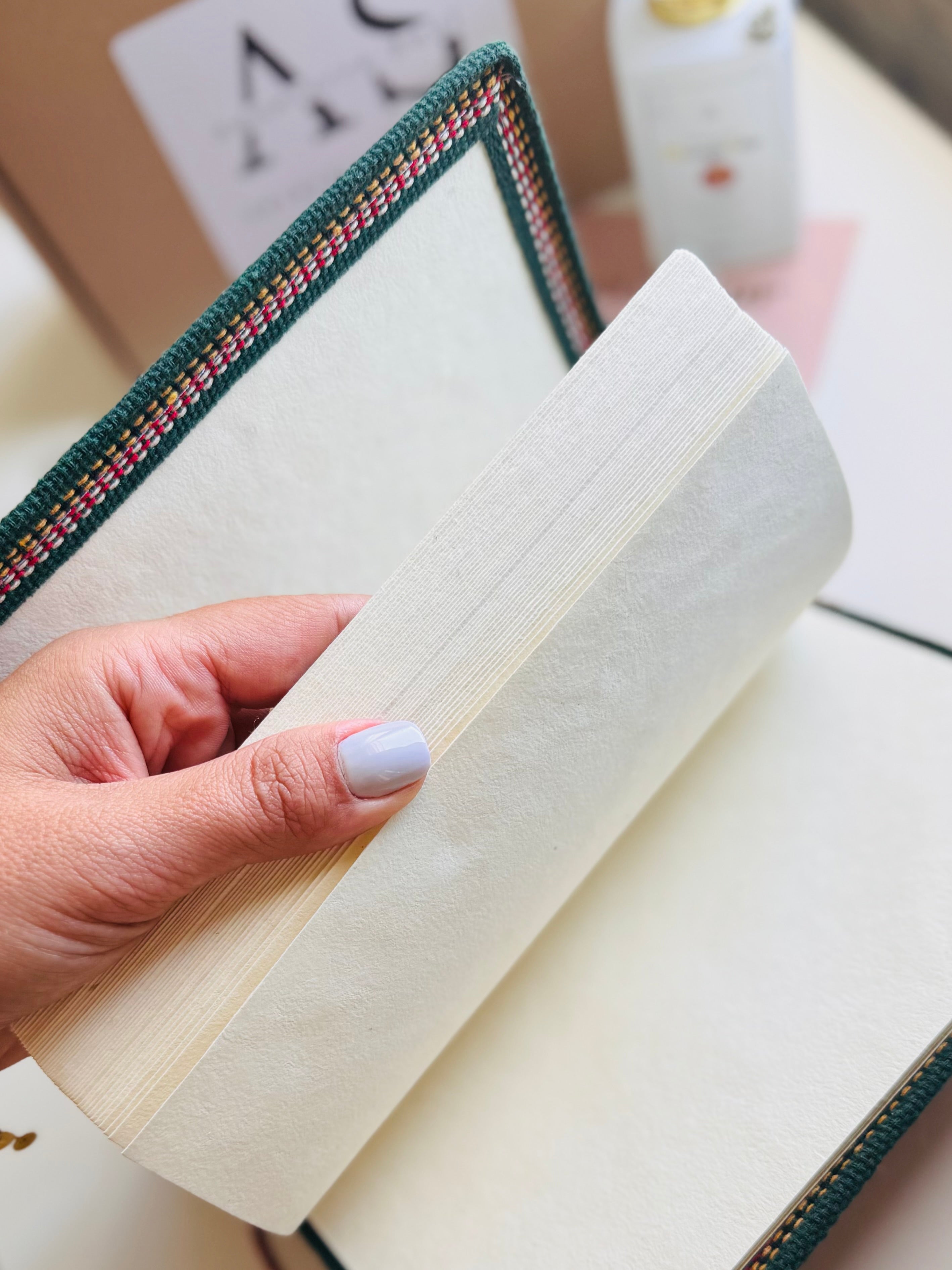 LIBRETA DE PAPEL NATURAL CON MOTIVO HINDÚ | ELIGE  MODELO