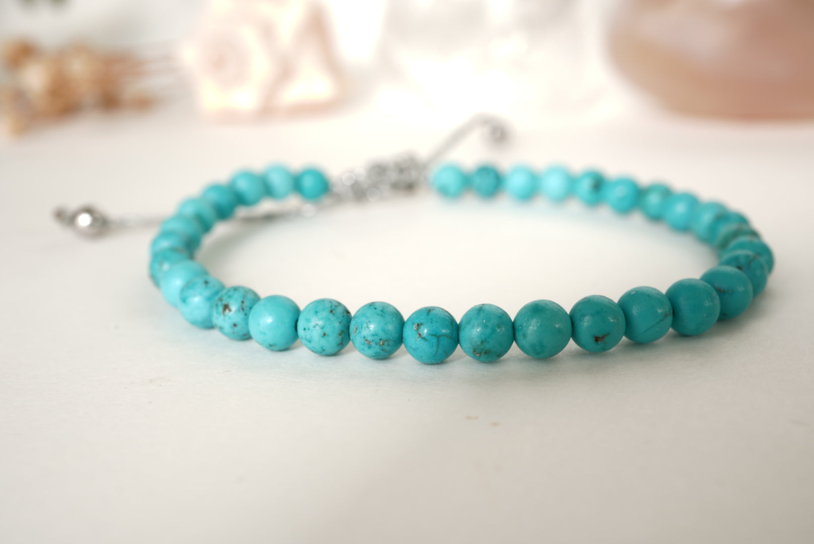 PULSERA TURQUESA NATURAL MACRAMÉ | PROTECCIÓN | SABIDURÍA INTERIOR