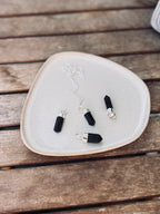 COLGANTE BARRA TURMALINA PLATA