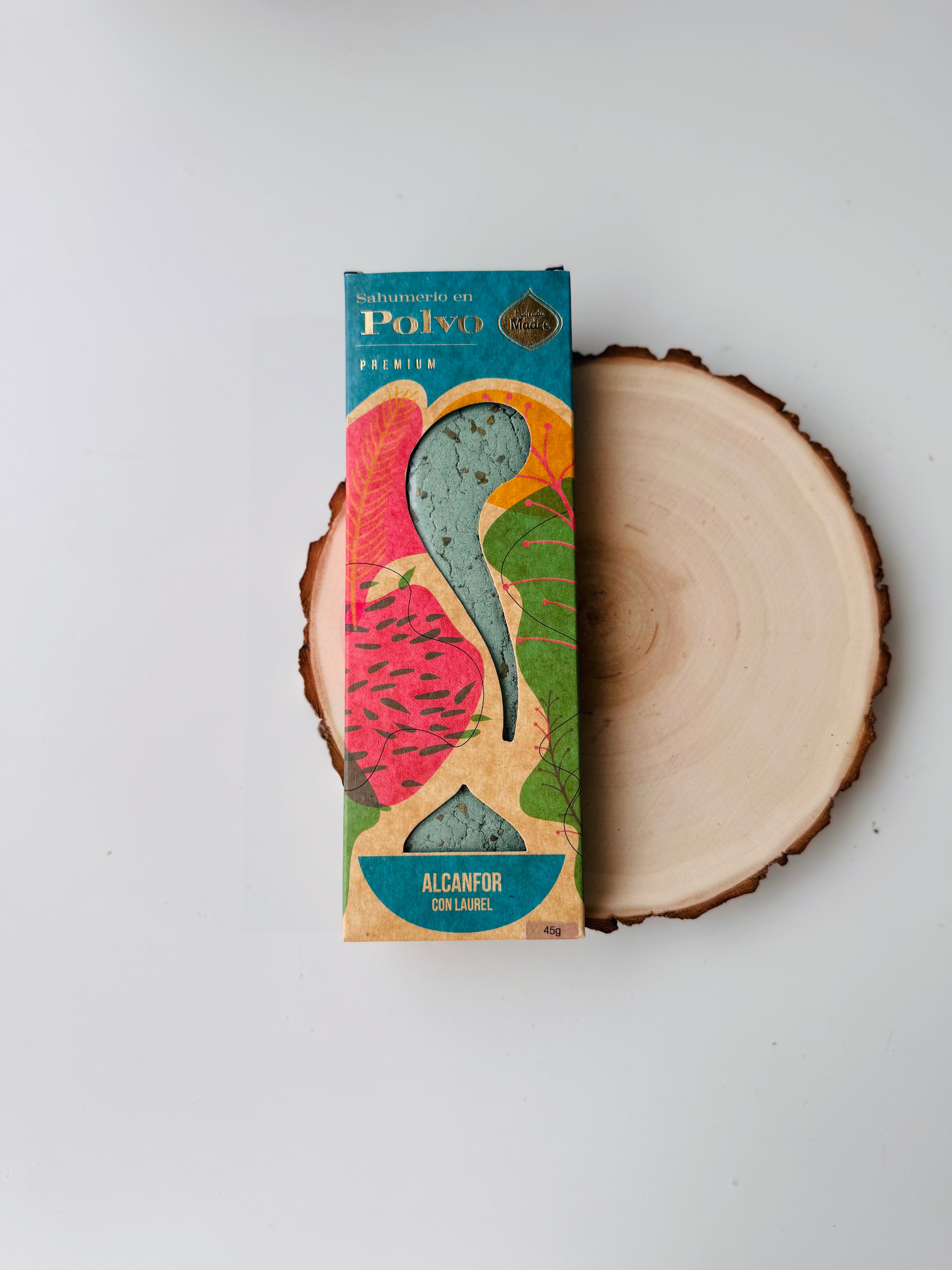 INCIENSO SAGRADA MADRE | ALCANFOR CON LAUREL EN POLVO