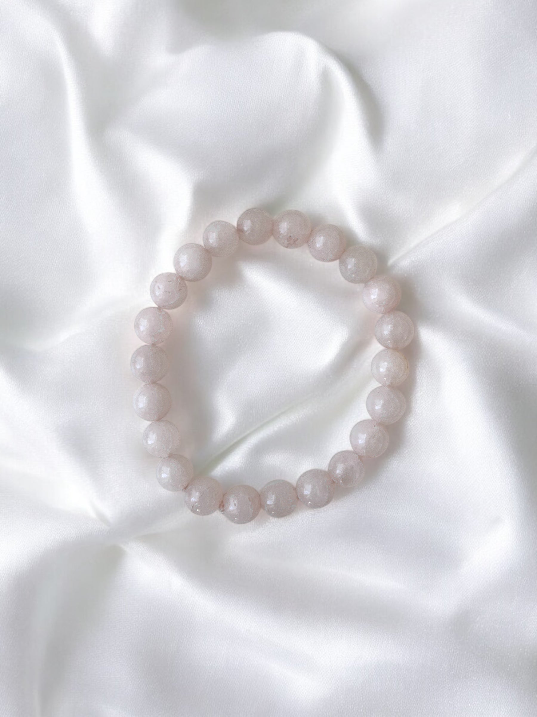 PULSERA CUARZO ROSA 8MM