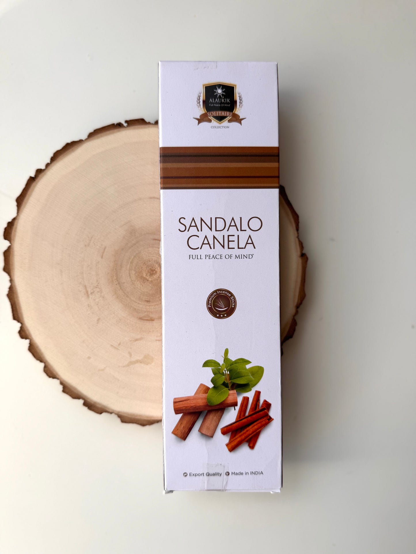 INCIENSO VARILLAS ALAUKIK SÁNDALO CANELA 50g