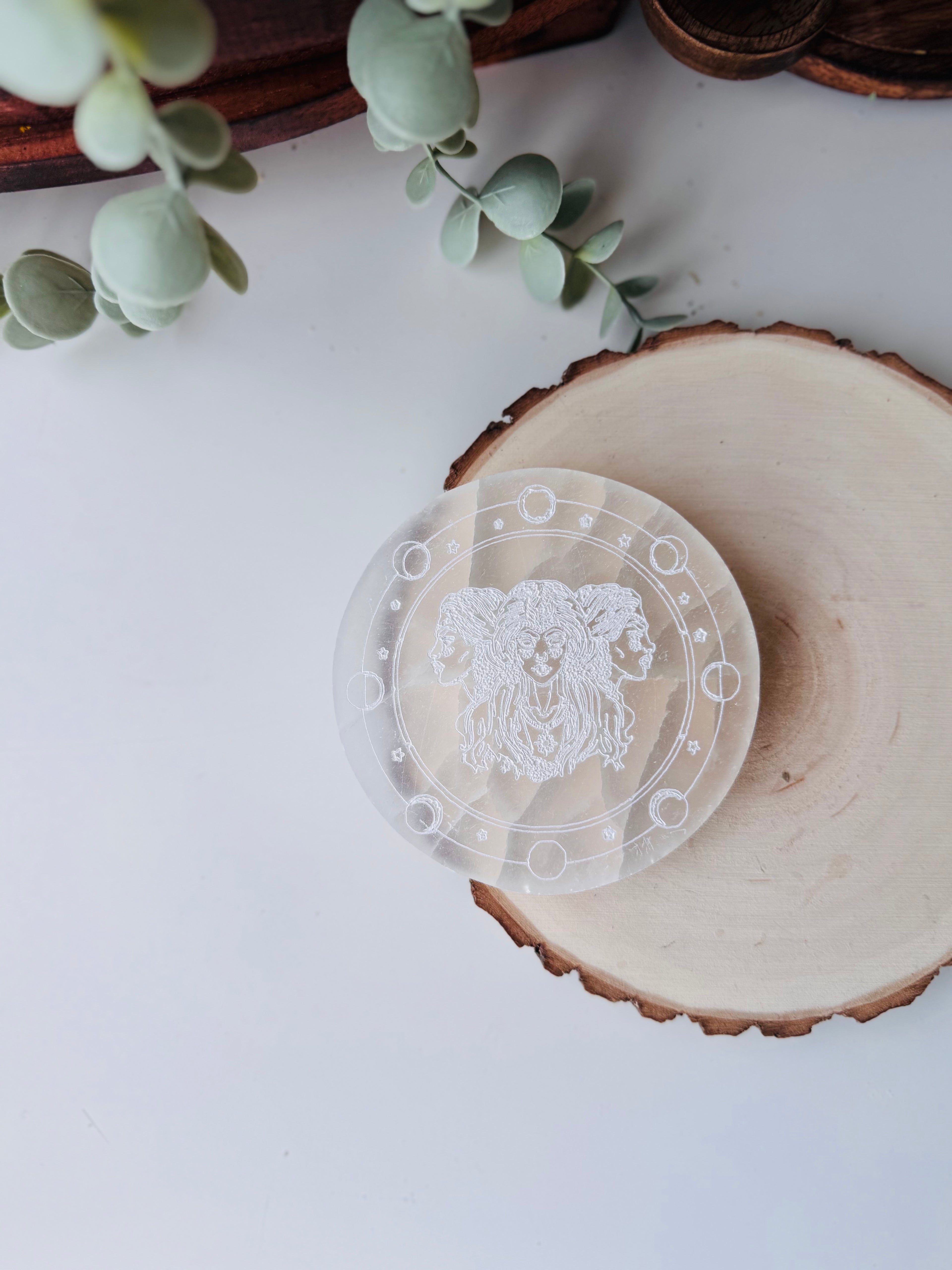 PLACA SELENITA HÉCATE | ELIGE TAMAÑO