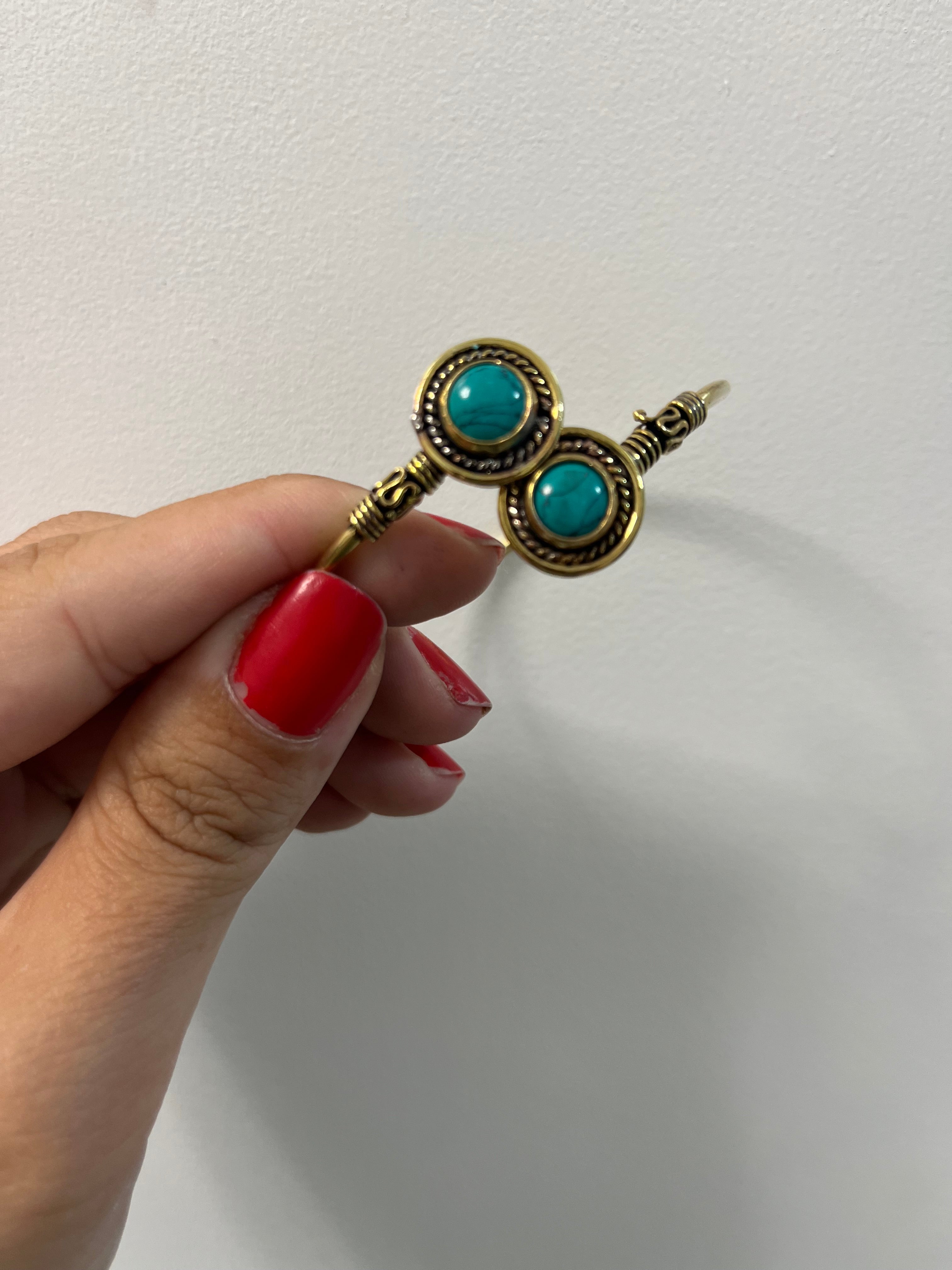 BRAZALETE DORADO | TURQUESA