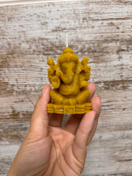 Vela de miel ganesha