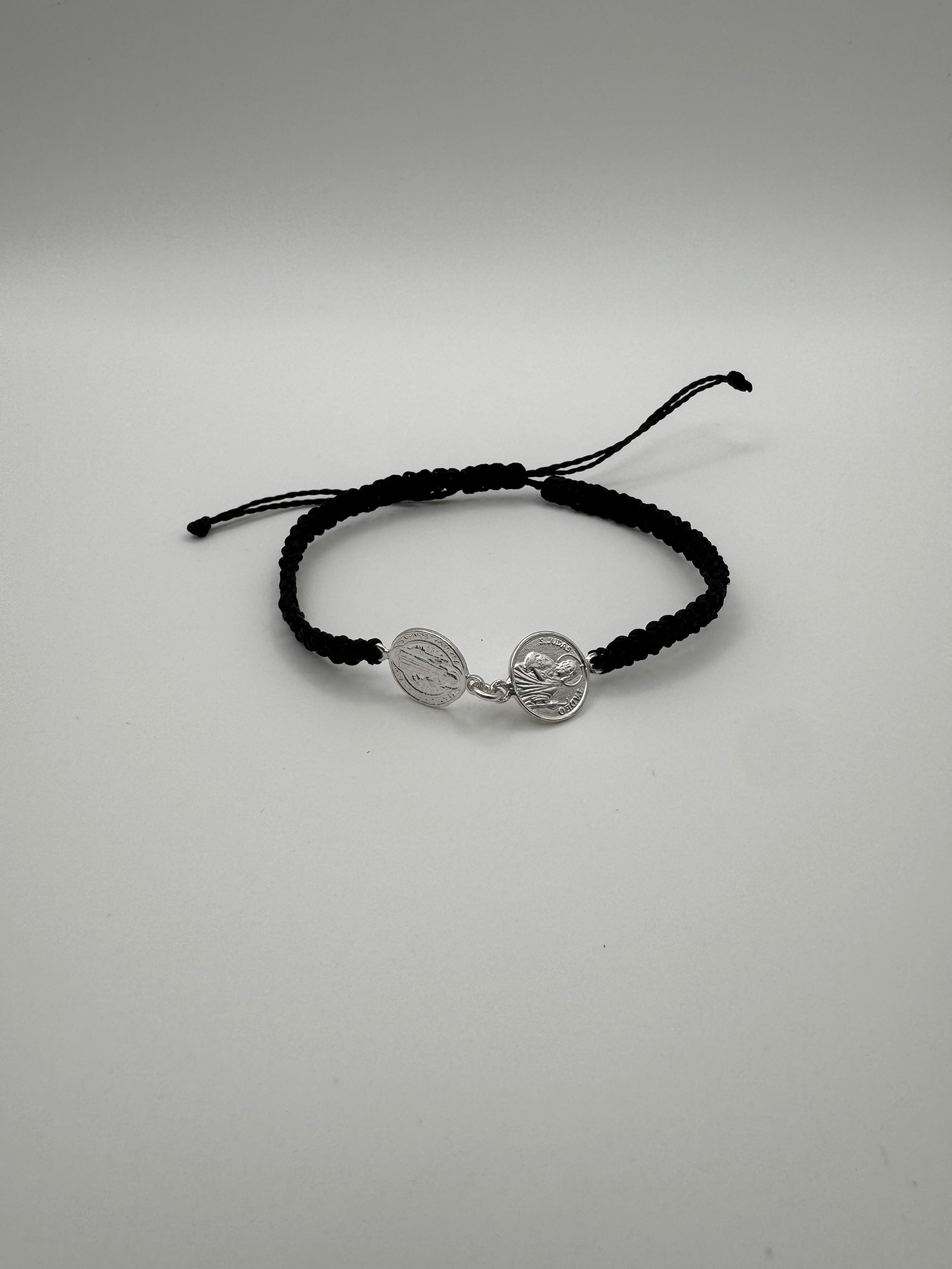 PULSERA DOBLE PROTECCIÓN SAN BENITO | SAN JUDAS