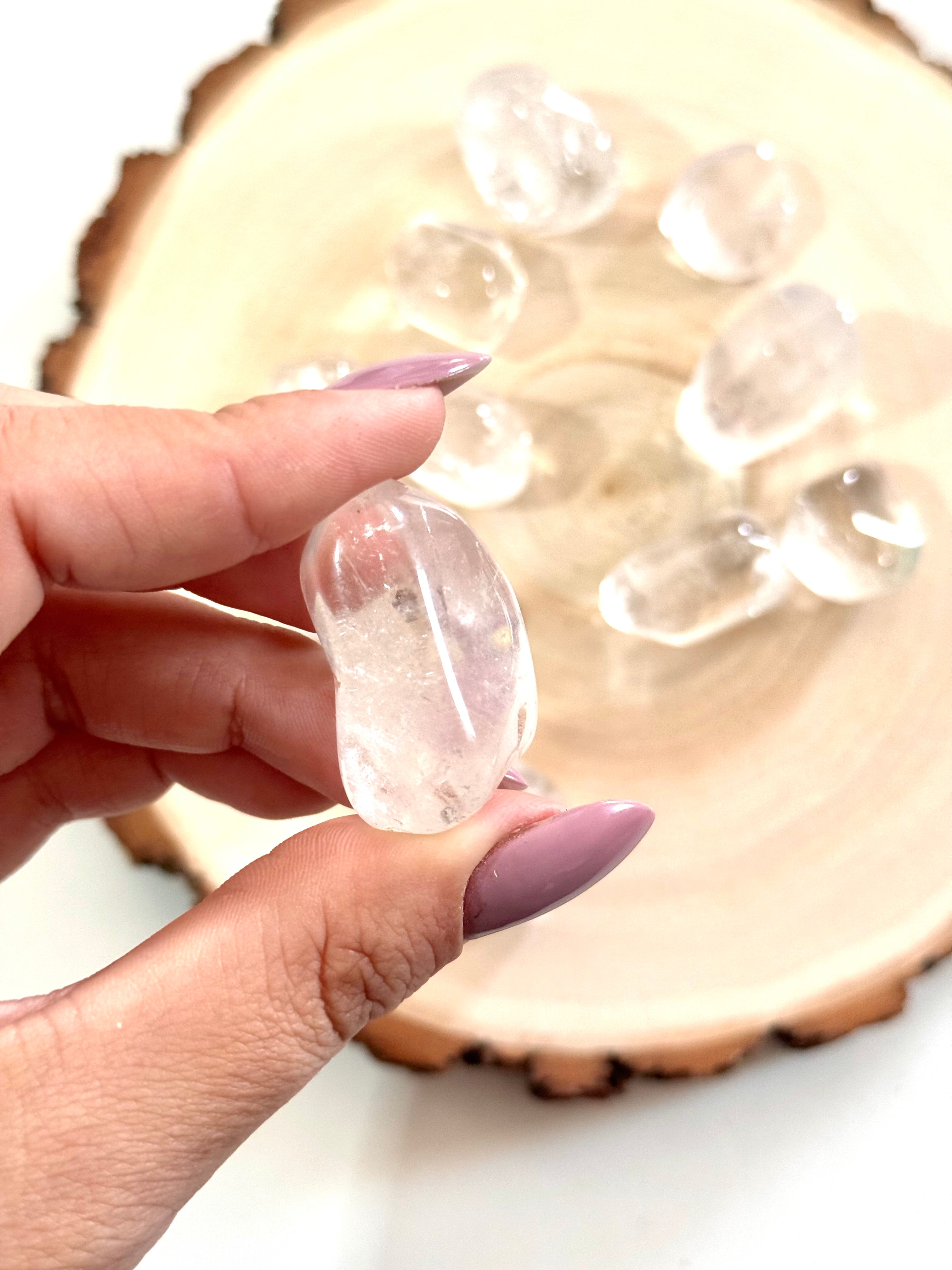 RODADO CUARZO | AMPLIFICA | PROTECCIÓN | CONEXIÓN ESPIRITUAL