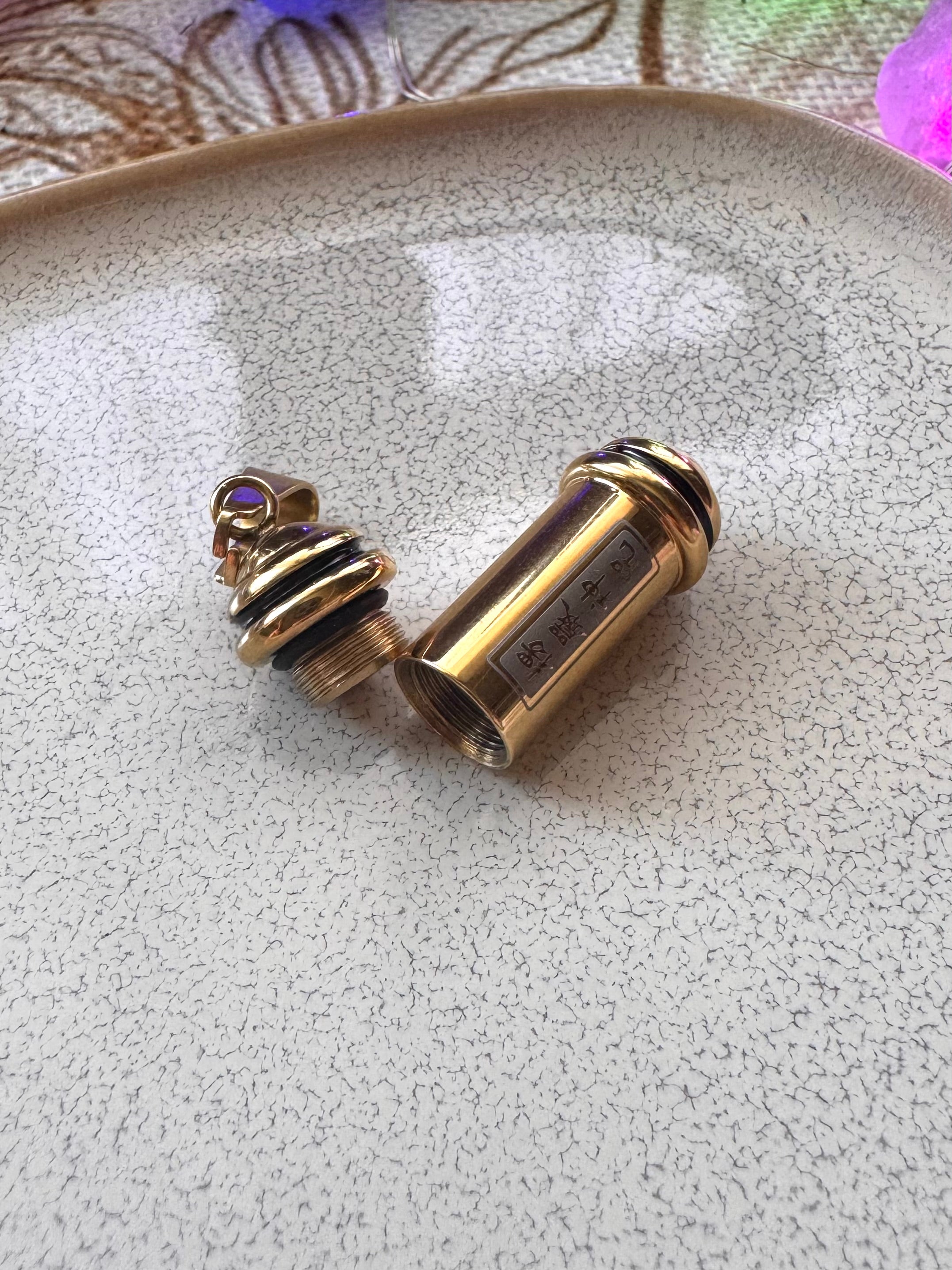 COFRE PORTADOR  DORADO | CÓDIGOS SAGRADOS | CHIPS | CENIZAS