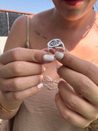 ANILLO GIRATORIO DOBLE PROTECCIÓN NUDO BRUJA Y TETRAGRAMATON