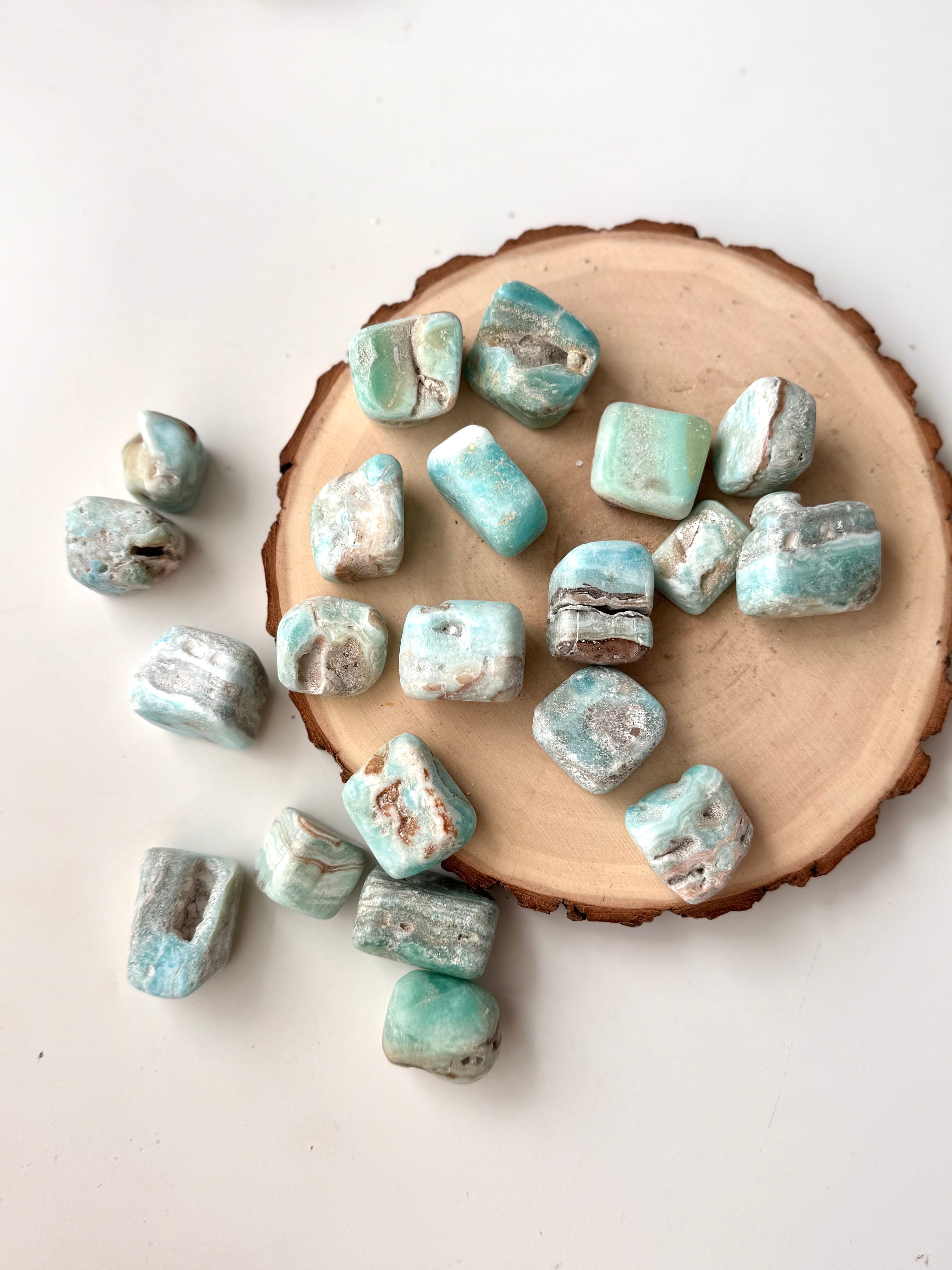 RODADO ARAGONITO AZUL