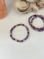 PULSERA ELÁSTICA AMATISTA