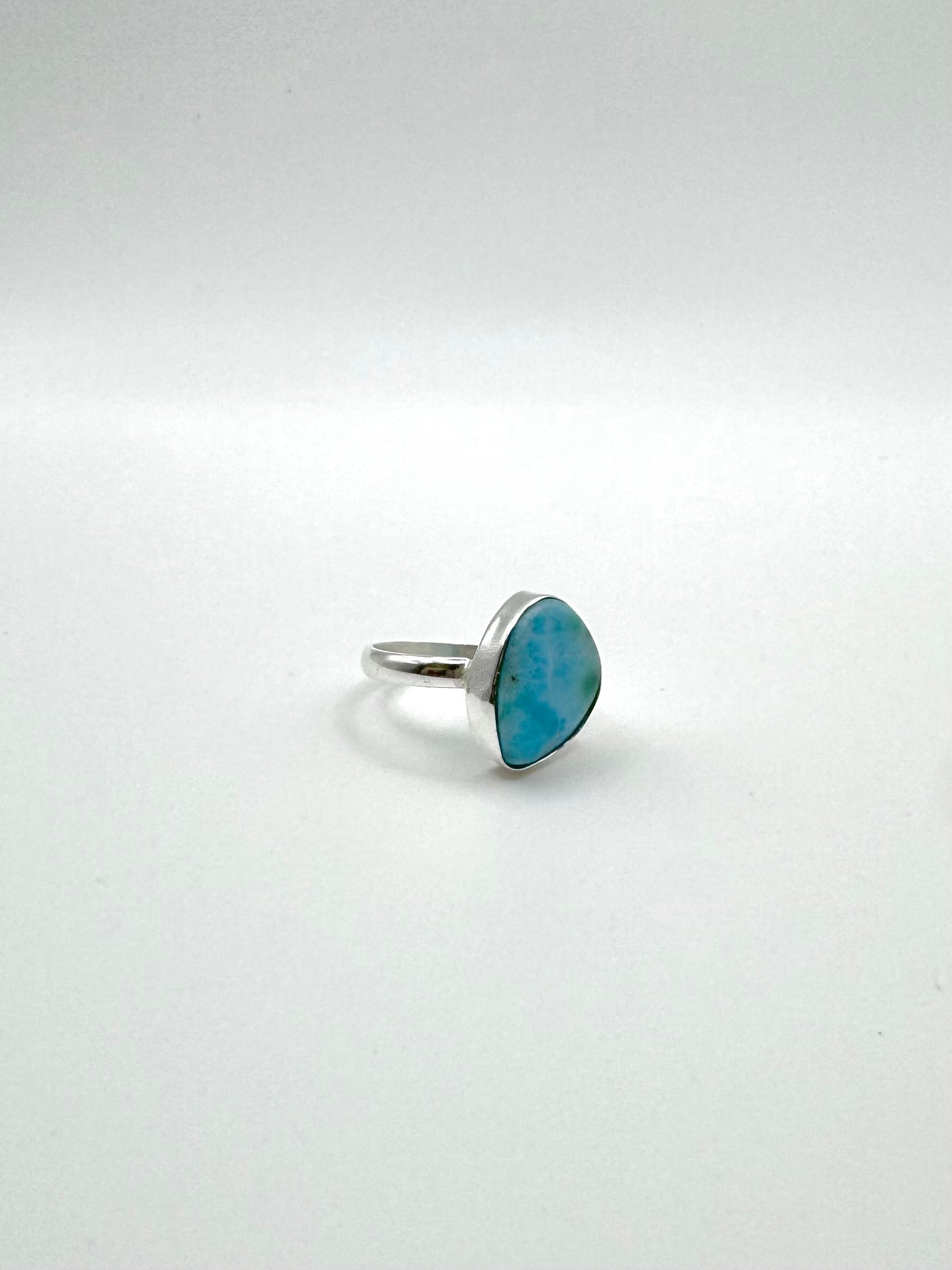 ANILLO PLATA LARIMAR AJUSTABLE | ELIGE MODELO