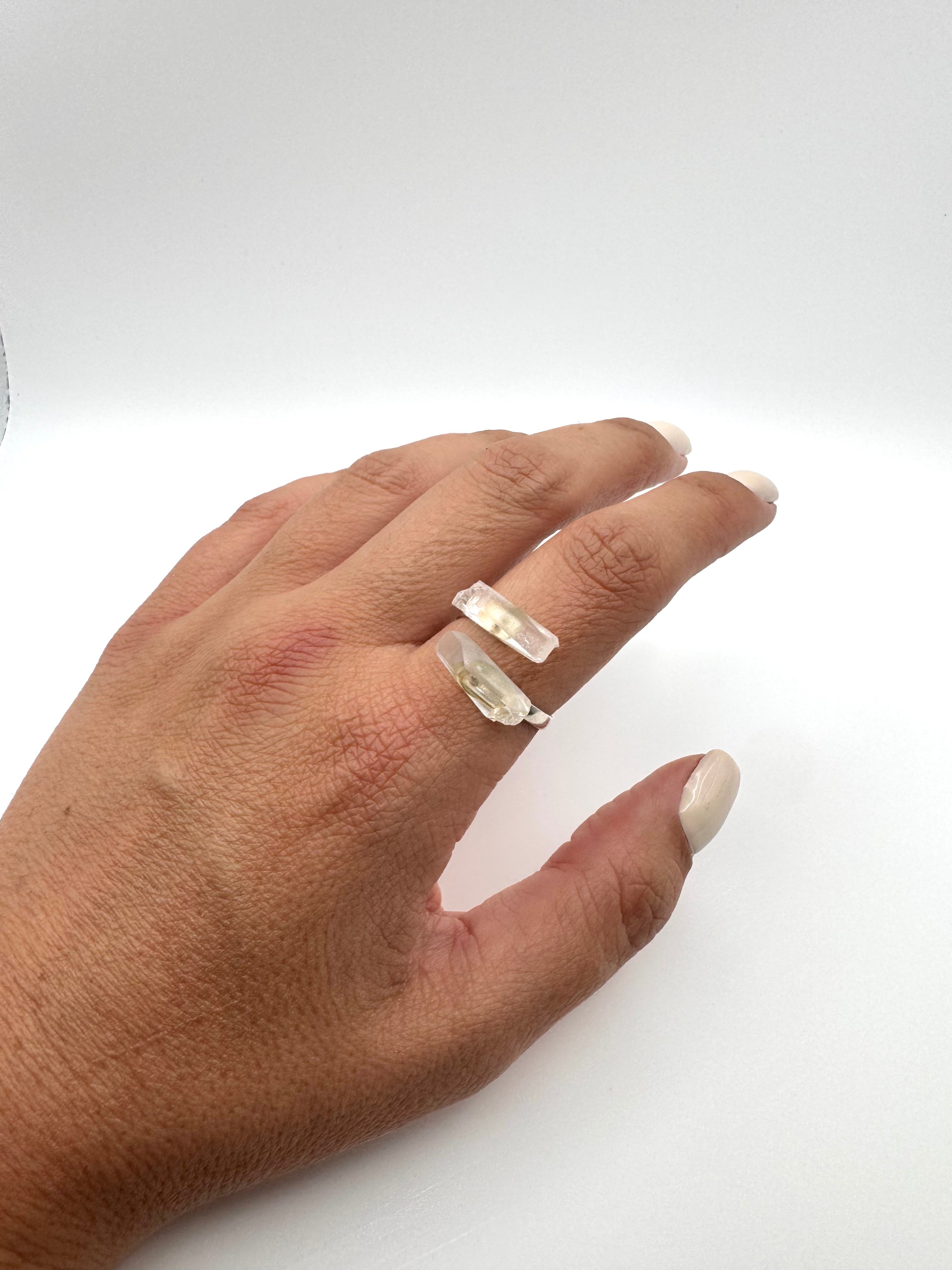 ANILLO CUARZO AMPLIFICADOR AJUSTABLE