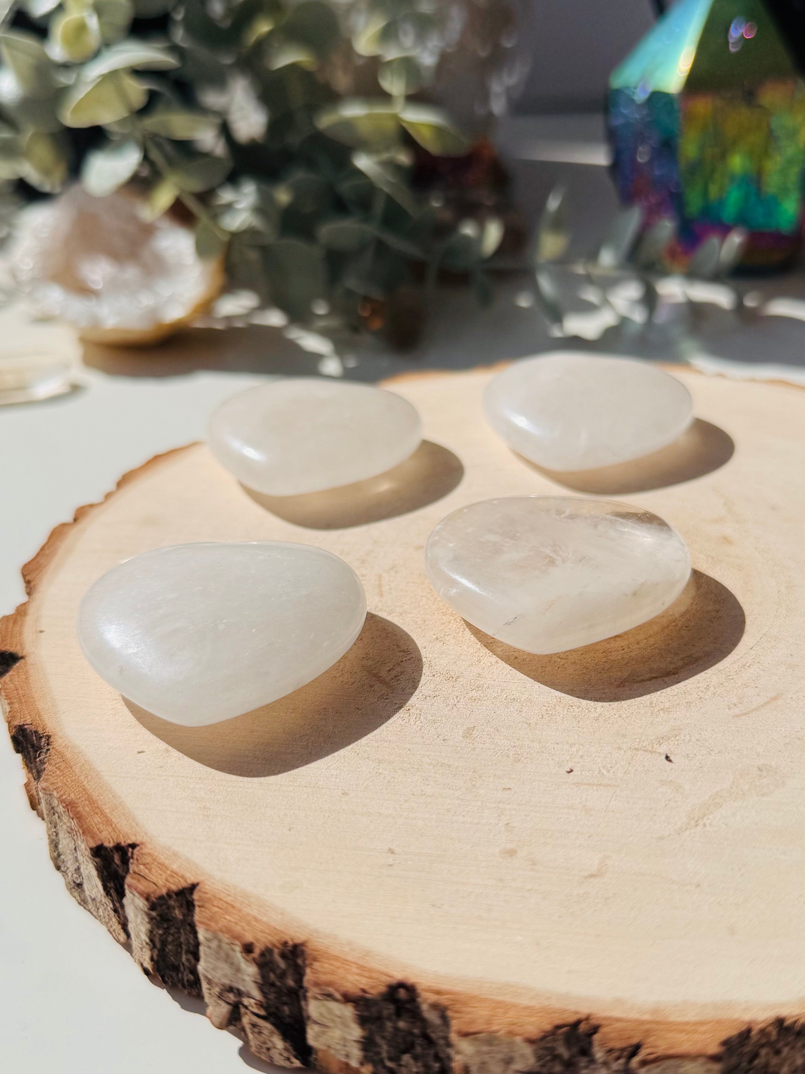 CORAZÓN DE CUARZO ROSA 40MM | AMOR PROPIO | SANACIÓN EMOCIONAL | DULZURA