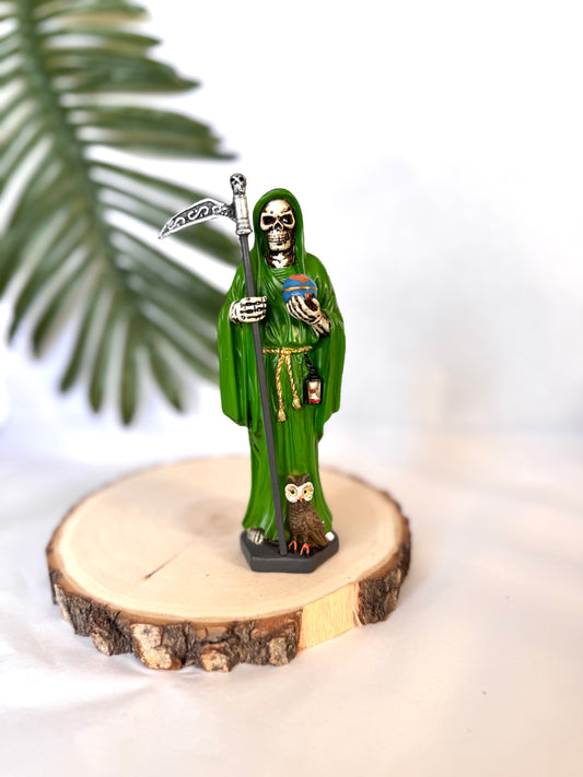 SANTA MUERTE VERDE 15CM