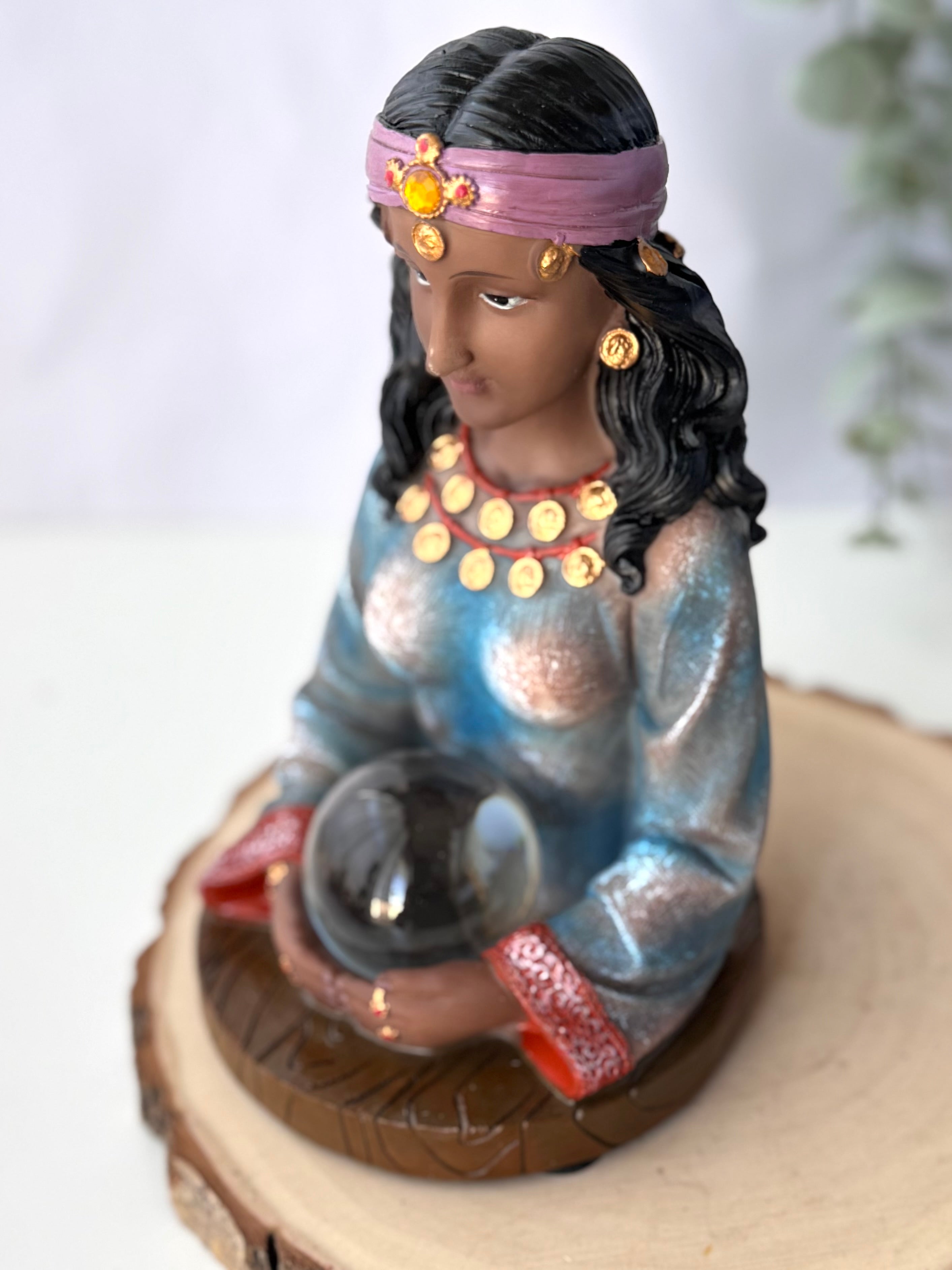 GITANA ADIVINA CON BOLA 16cm