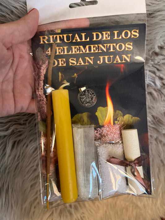 Ritual de los 4 elementos de San Juan