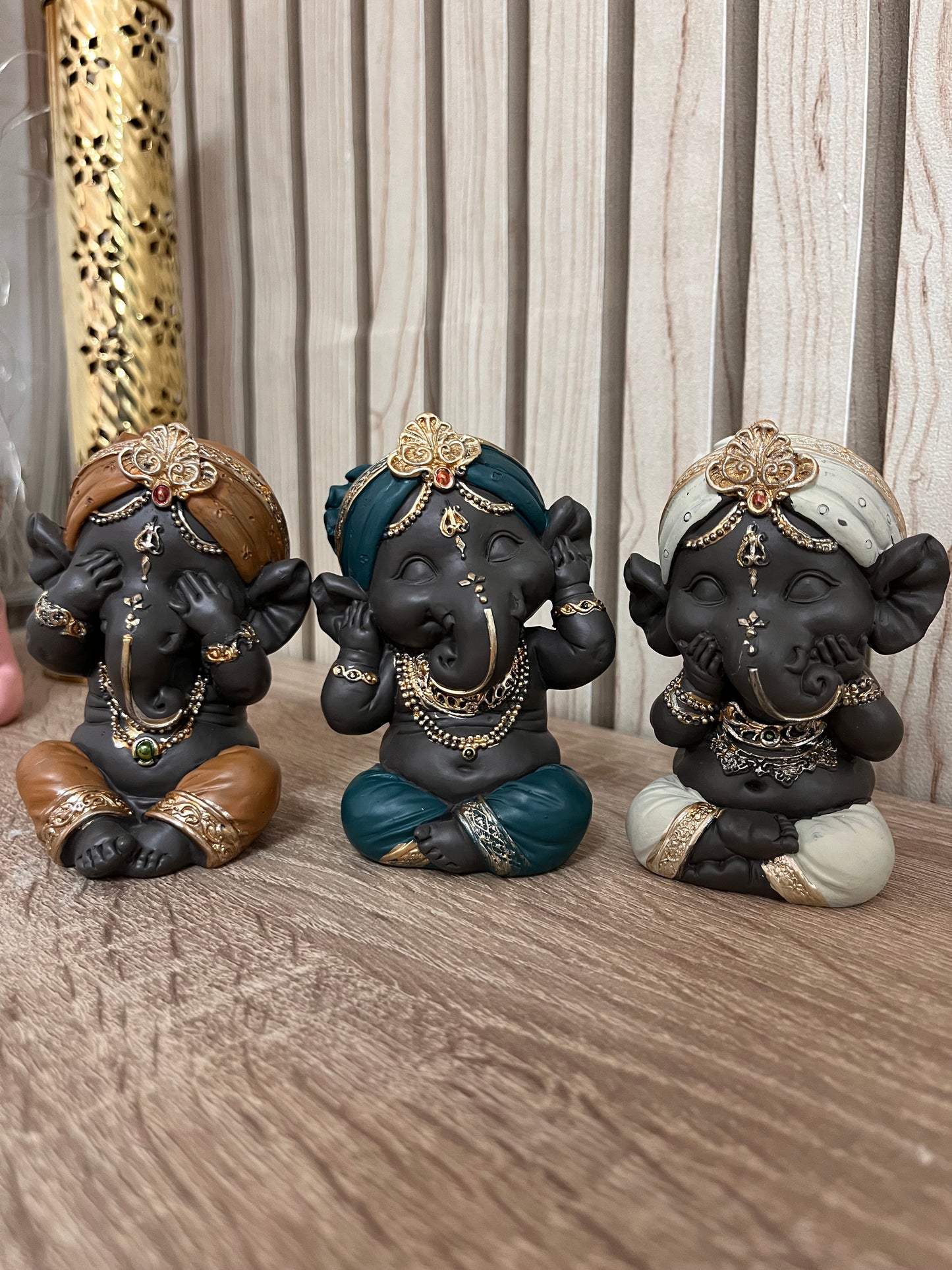 Pack 3 Ganeshas ver, oír, callar
