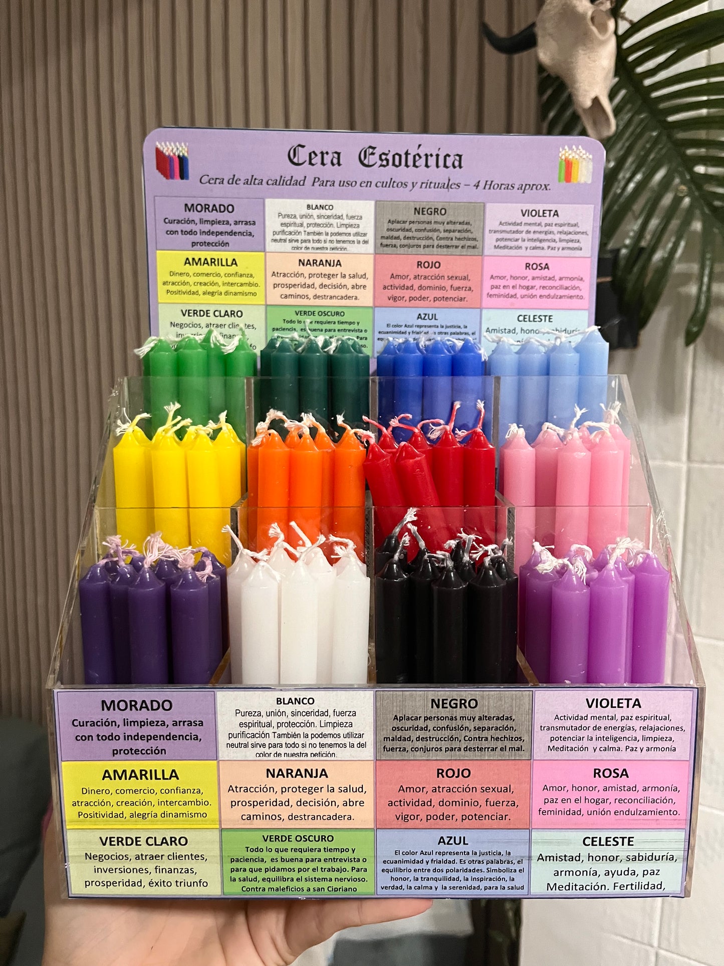 Velas básicas para ritual(se vende por unidad)